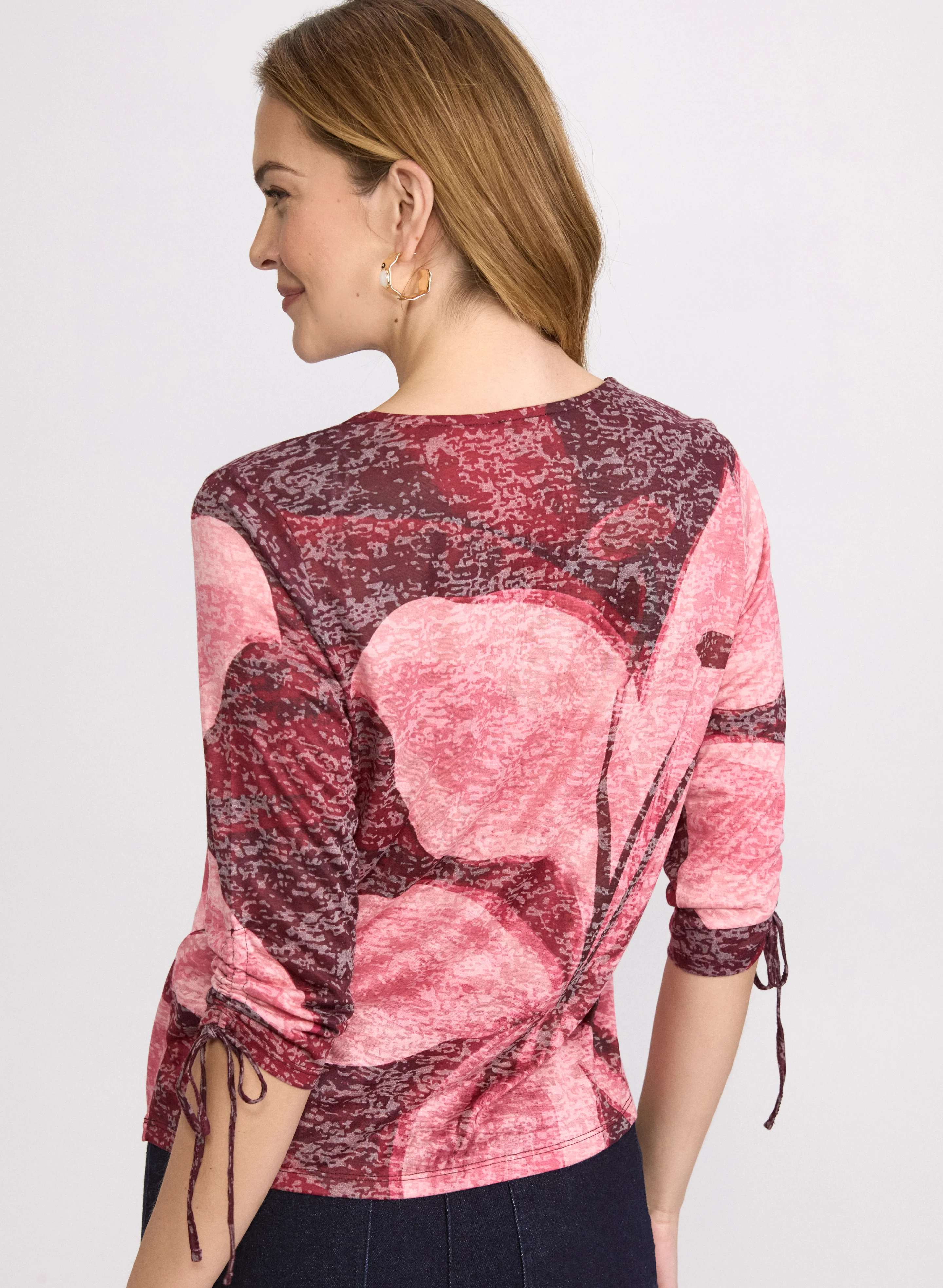 Floral Print T-Shirt - Image 4