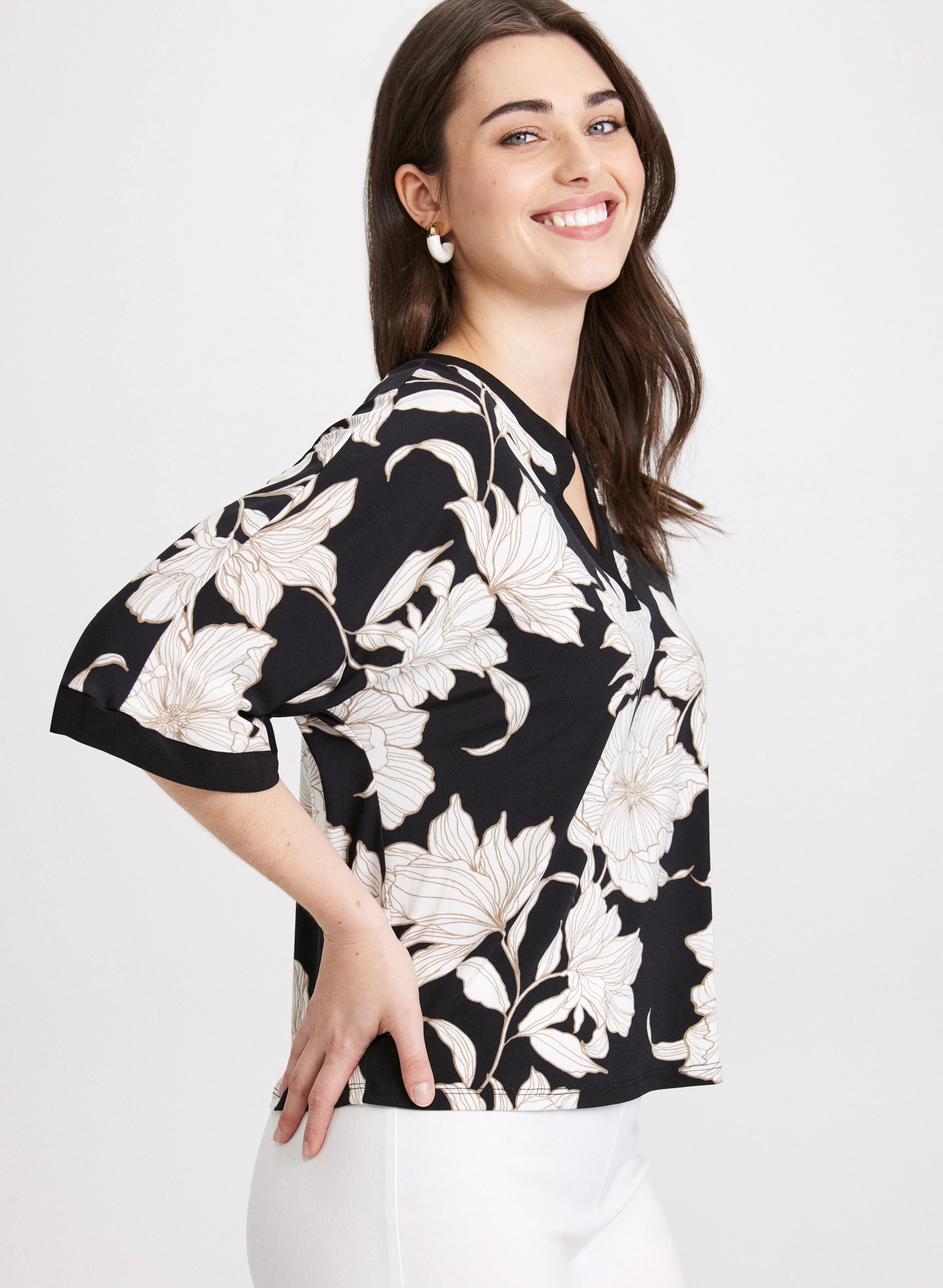 Floral Print Top - Image 5