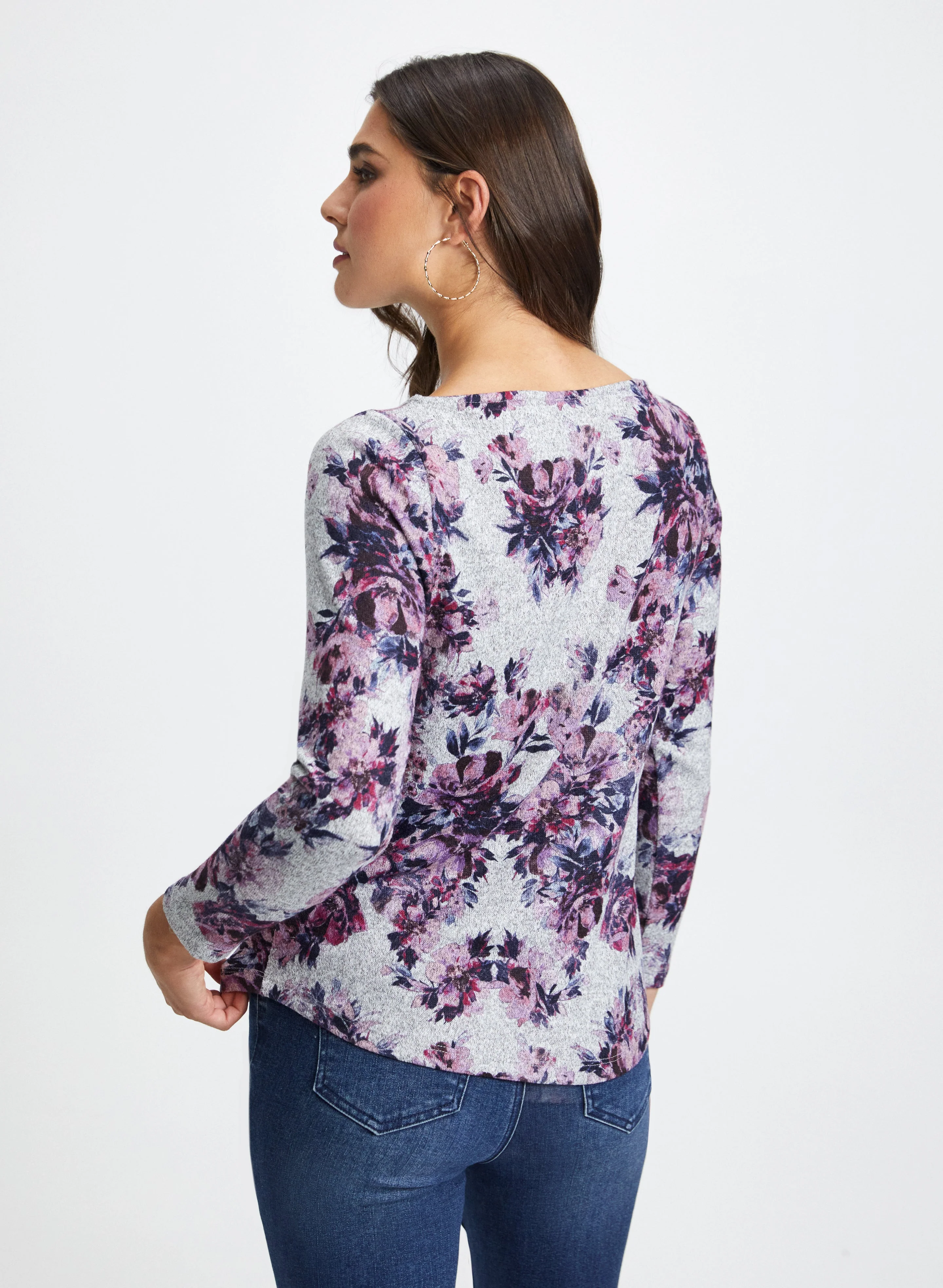 Floral Print Top - Image 4