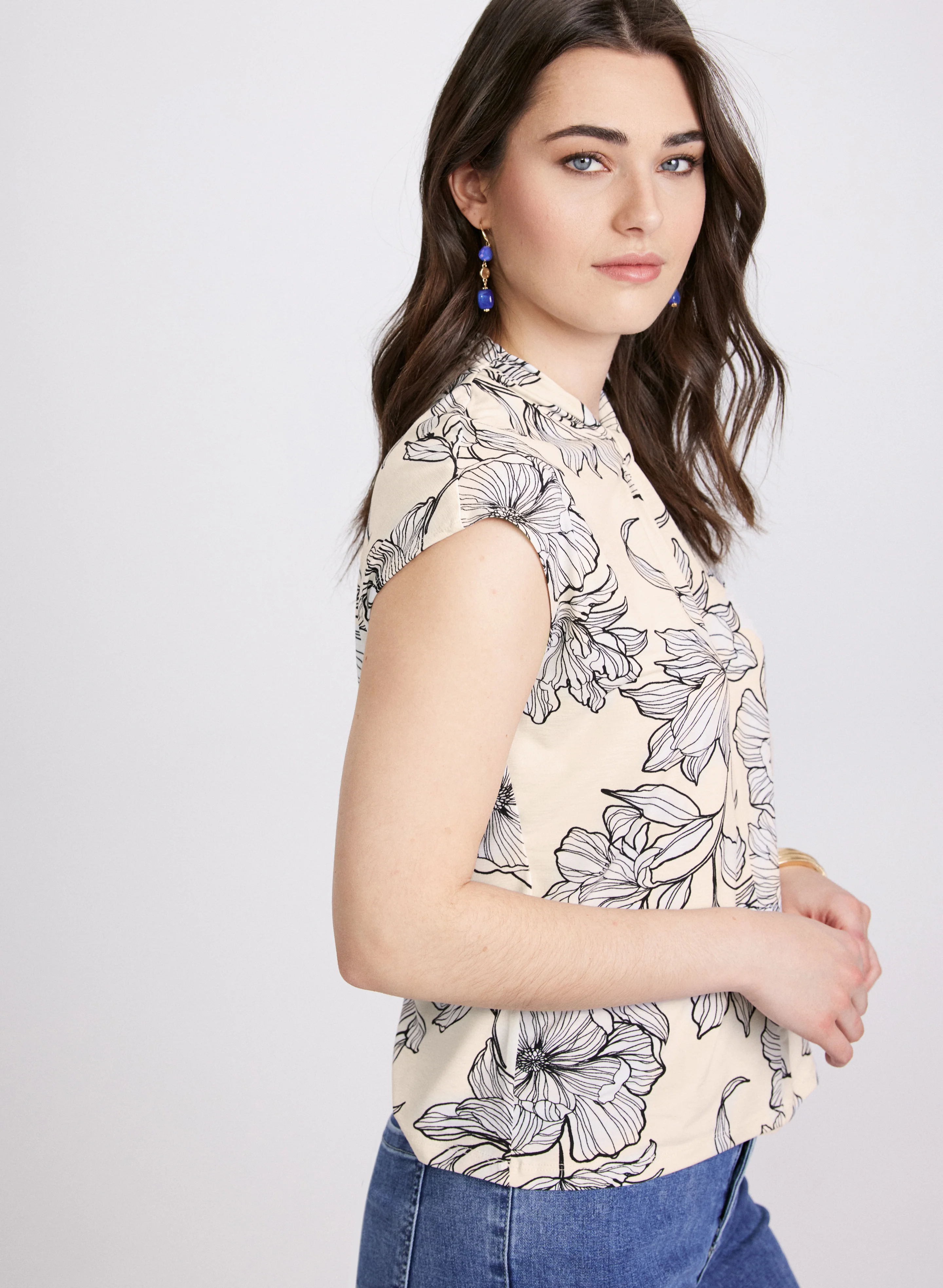 Floral Print Top - Image 5