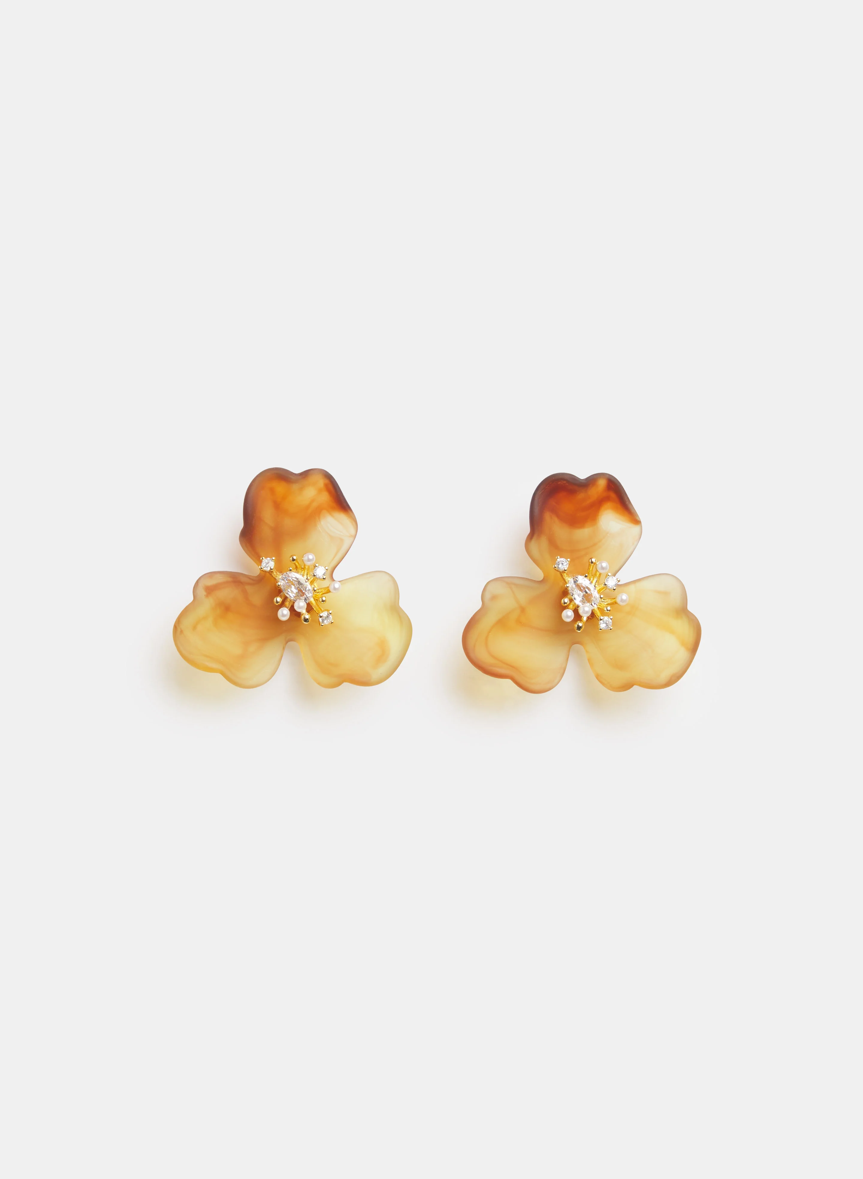 Floral Resin Earrings