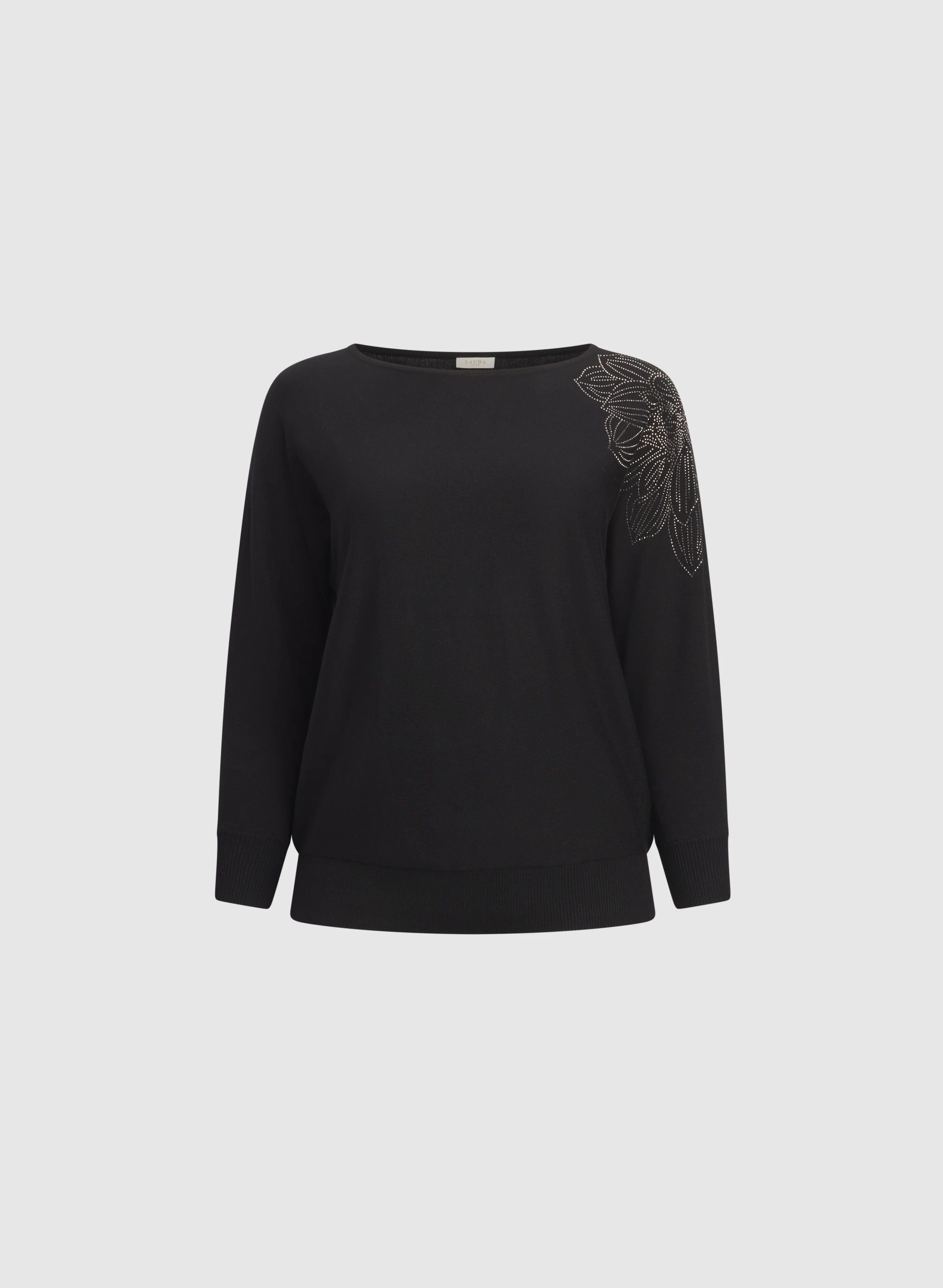 Floral Rhinestone Pullover - Image 6
