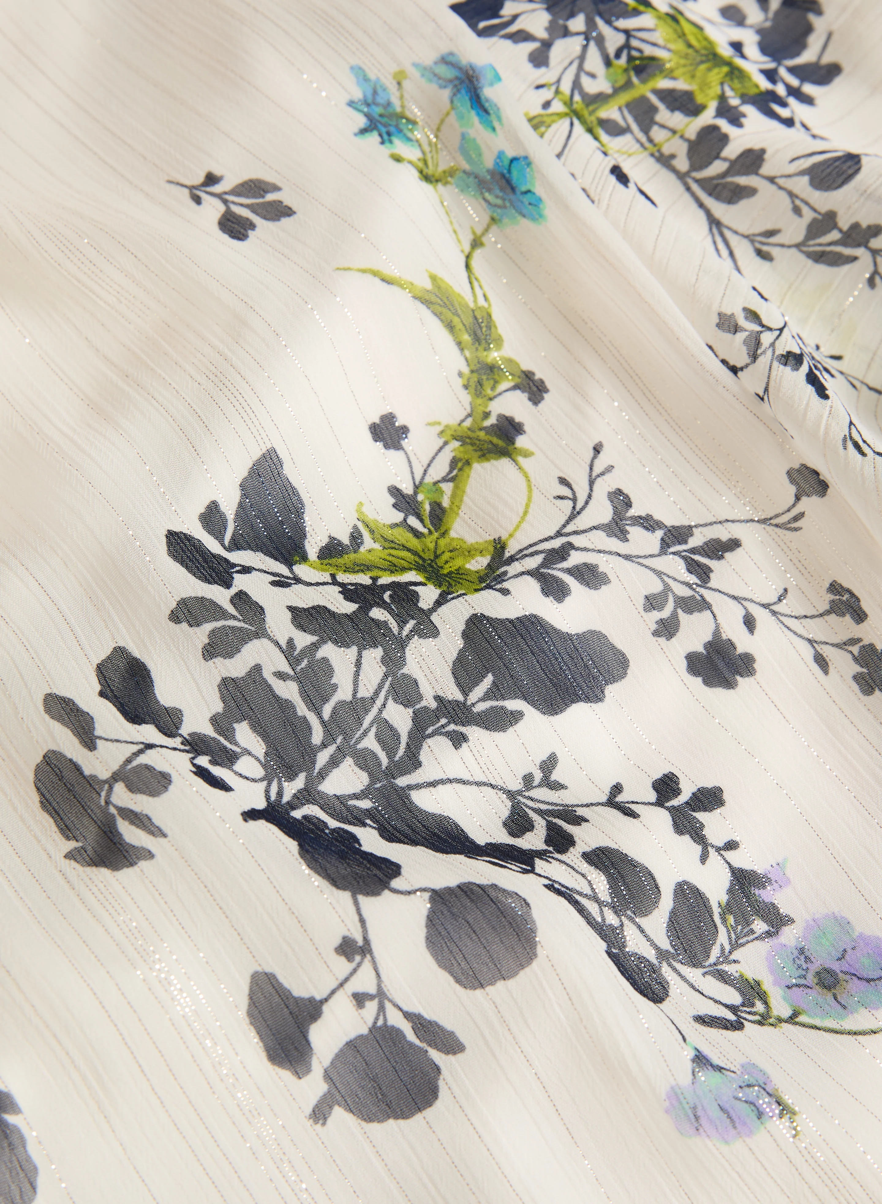 Floral Ruffle Hem Dress - Image 7