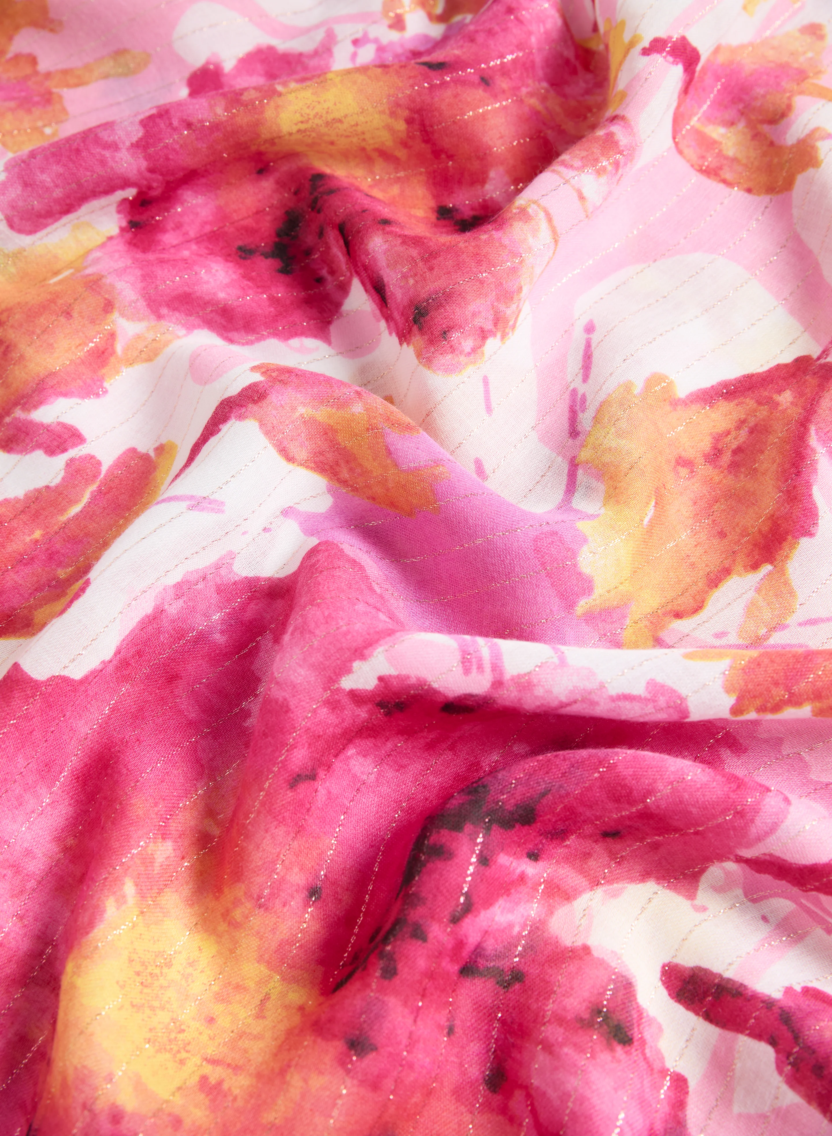 Floral Shimmer Scarf - Image 2