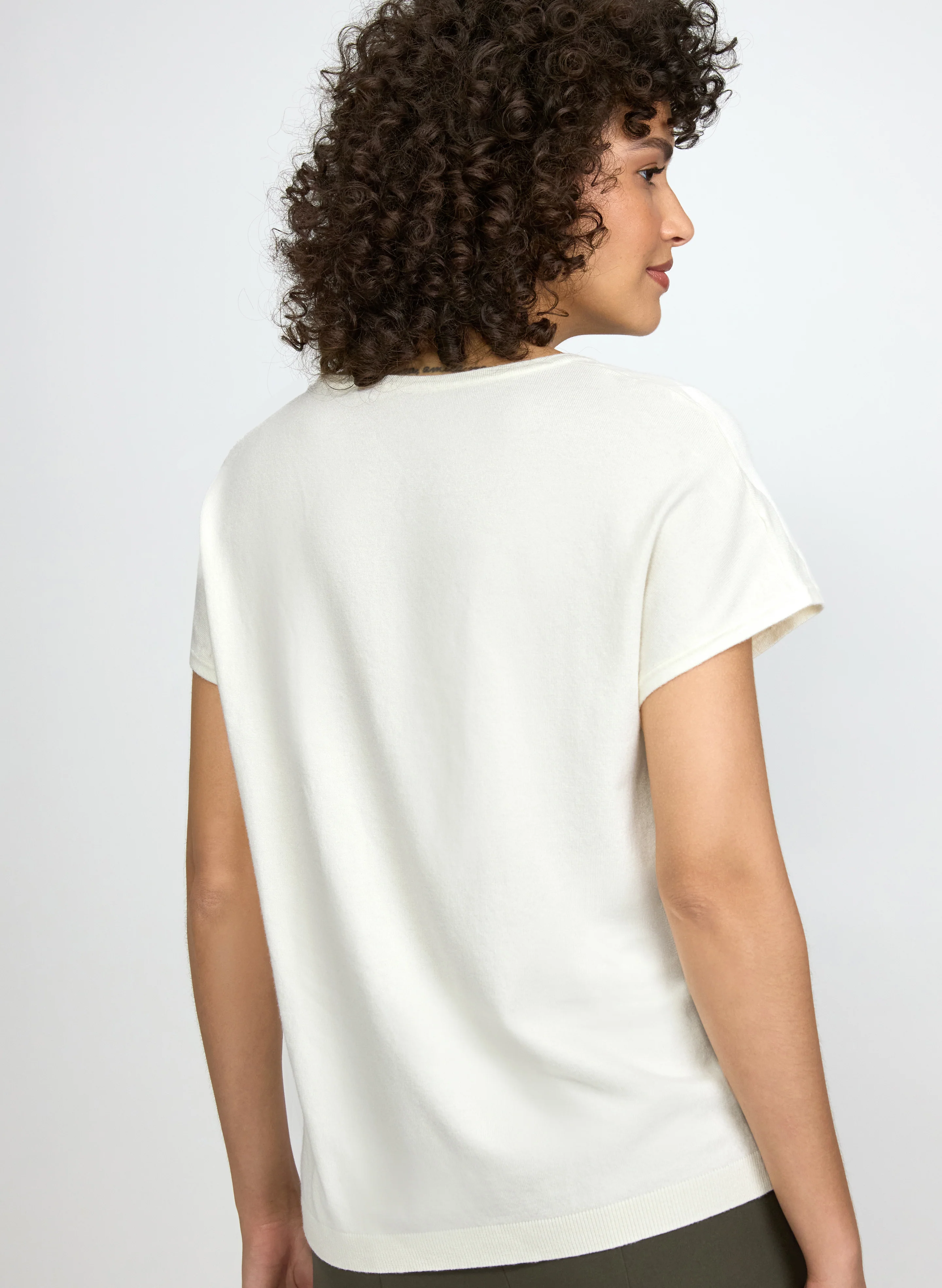 Floral Short Sleeve Pullover - Image 3