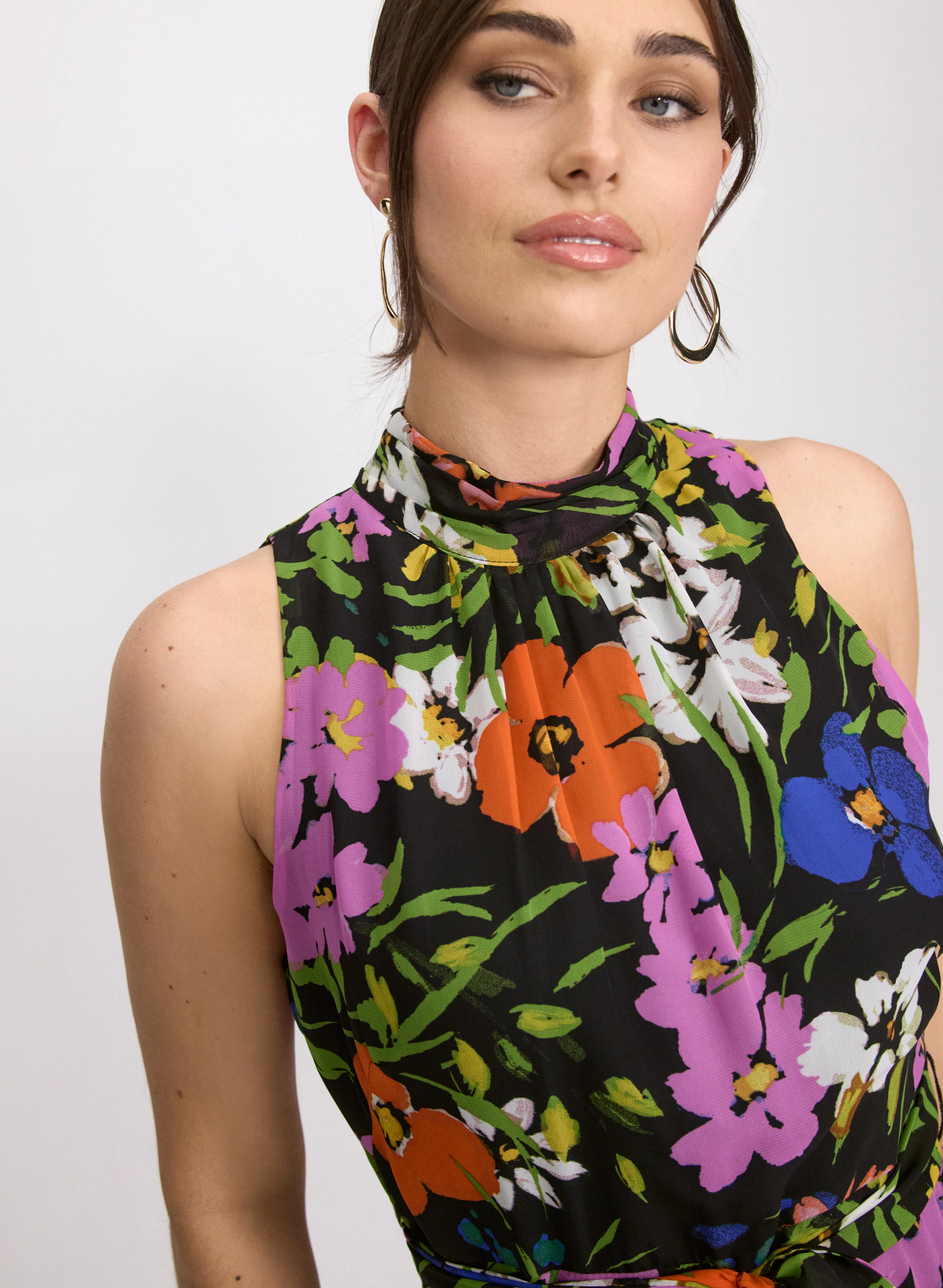 Floral Sleeveless Dress - Image 2