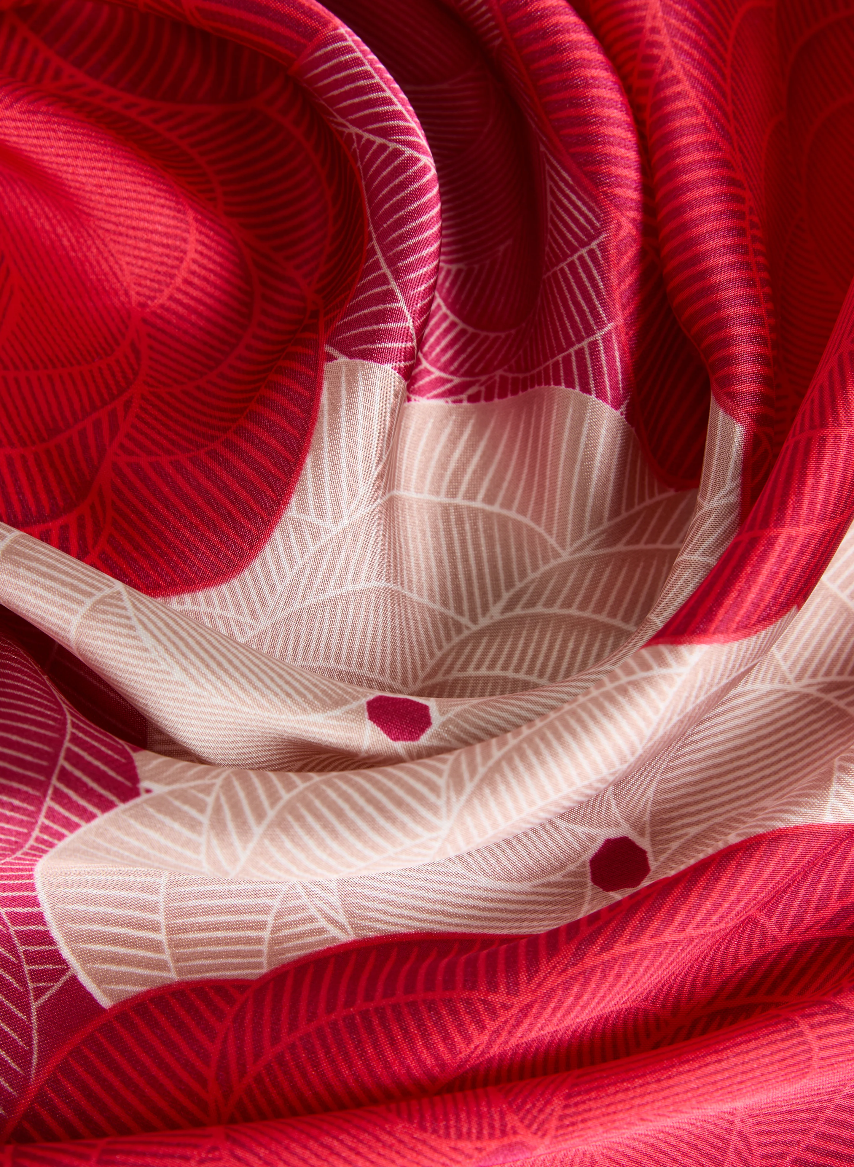 Floral Square Scarf - Image 2