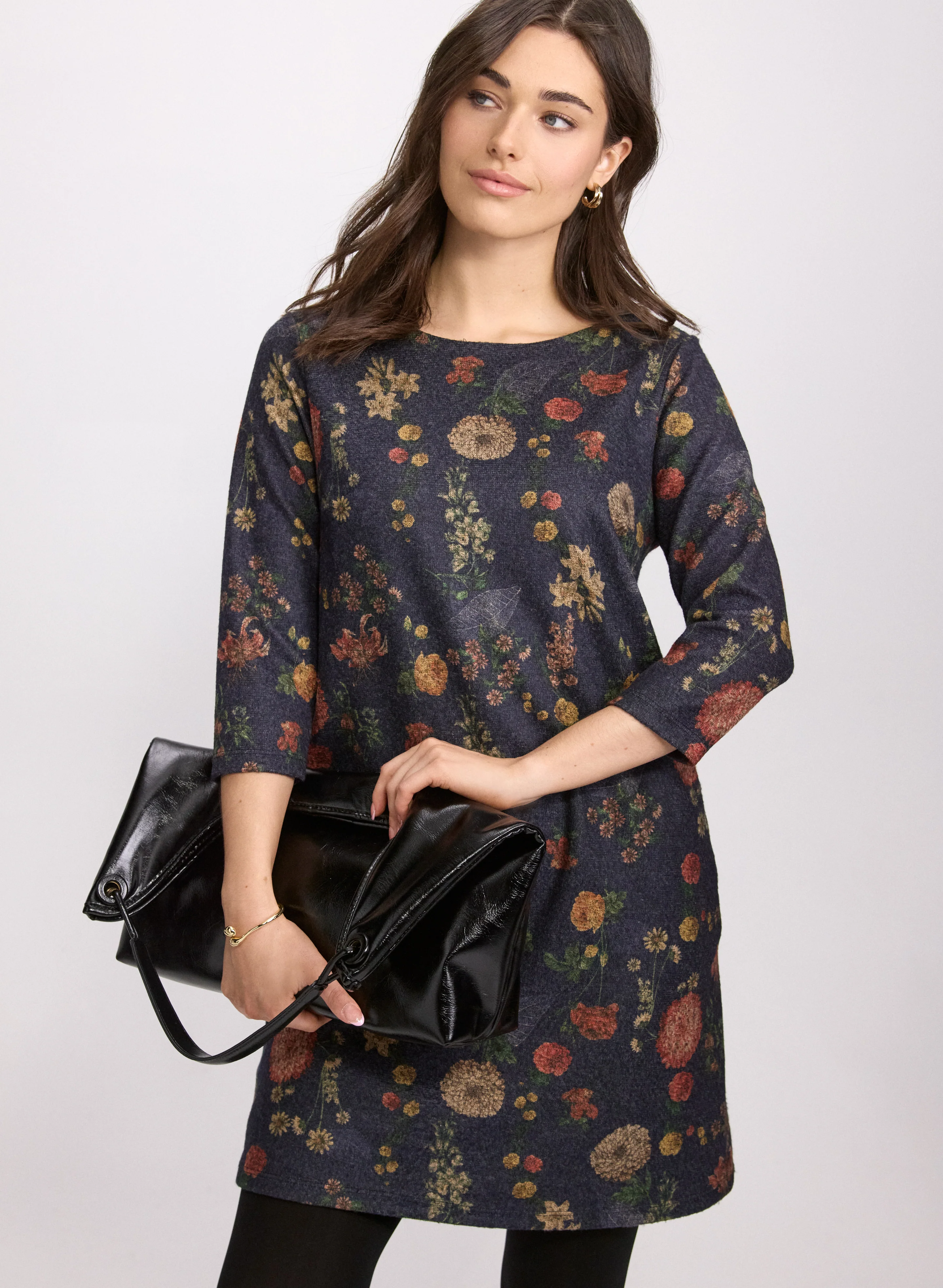 Floral Sweater Dress - Image 3