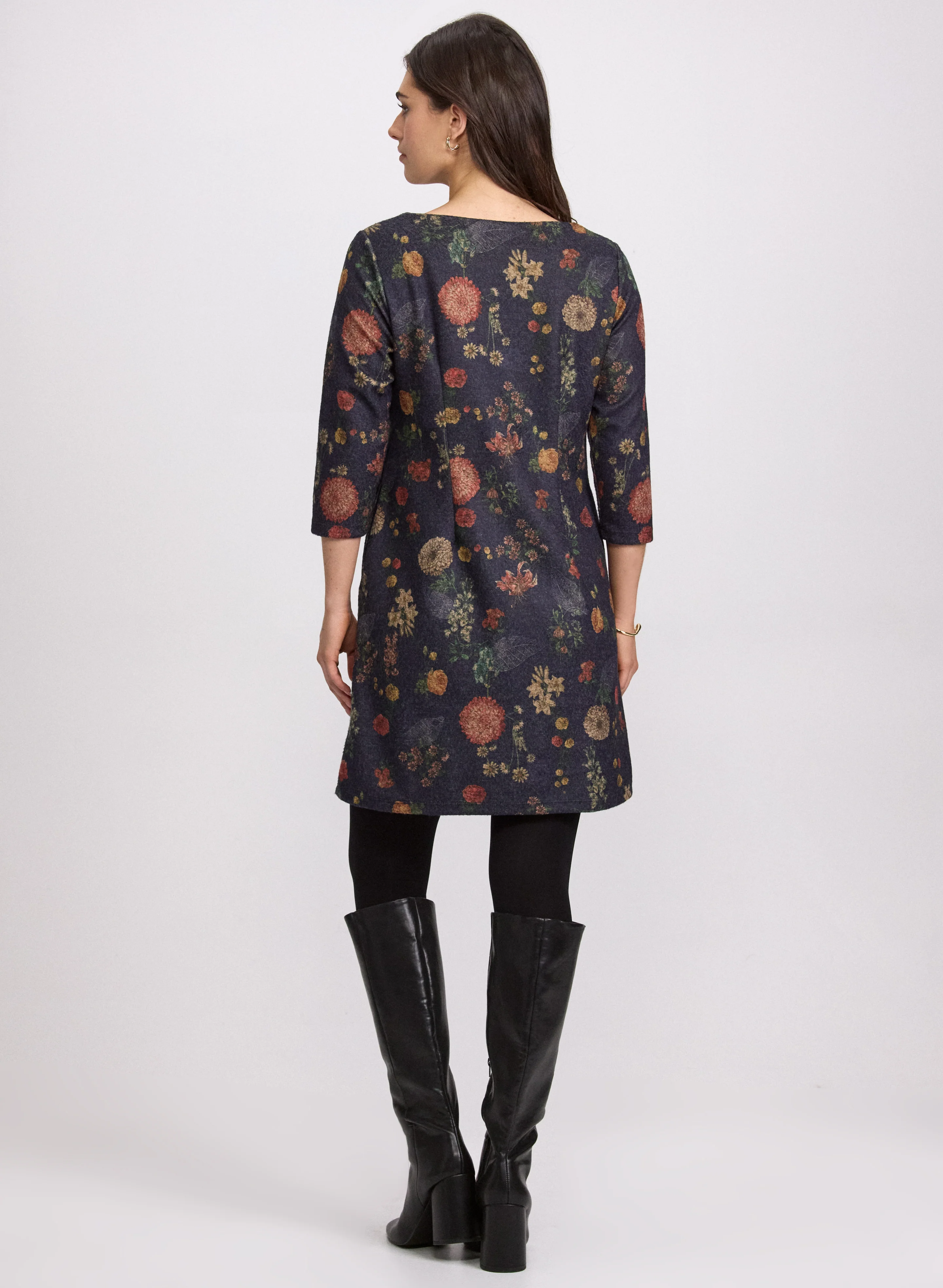 Floral Sweater Dress - Image 4