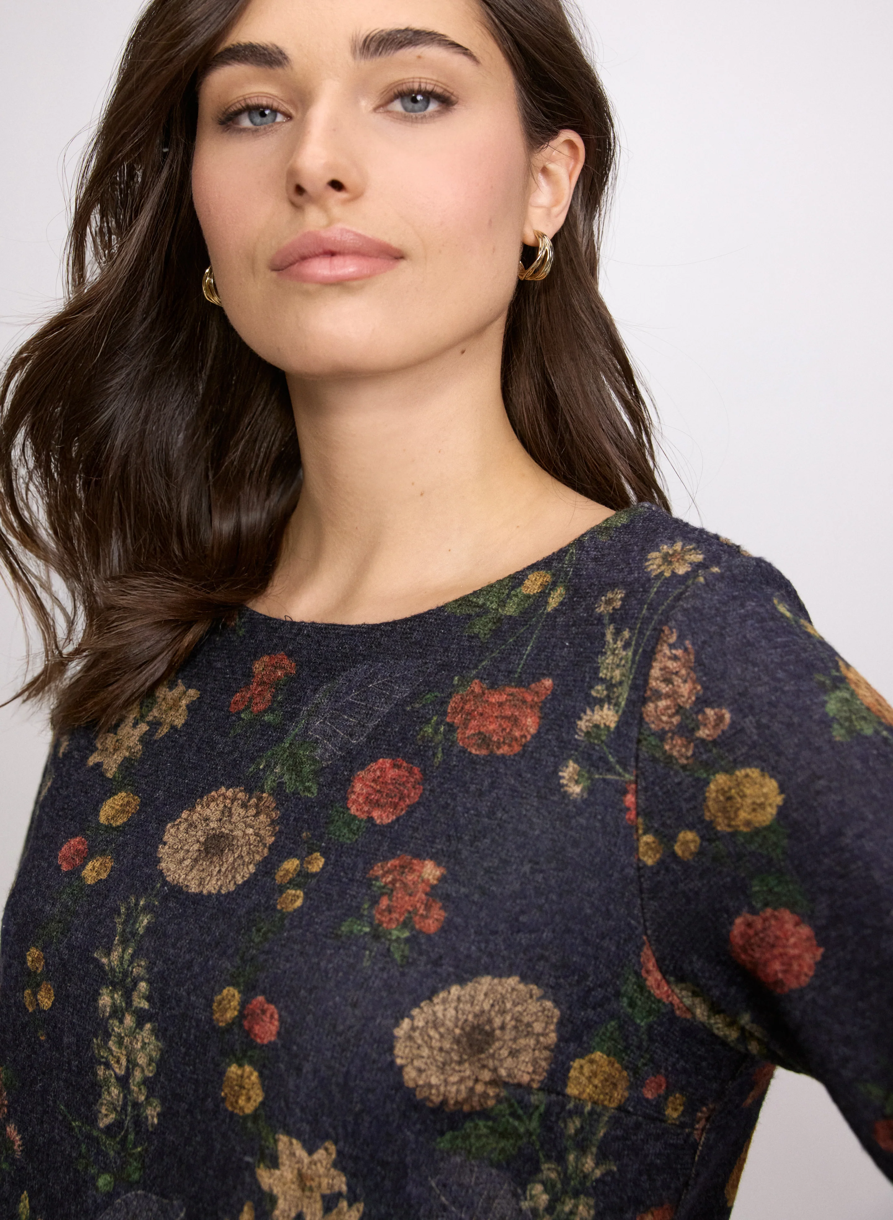 Floral Sweater Dress - Image 5