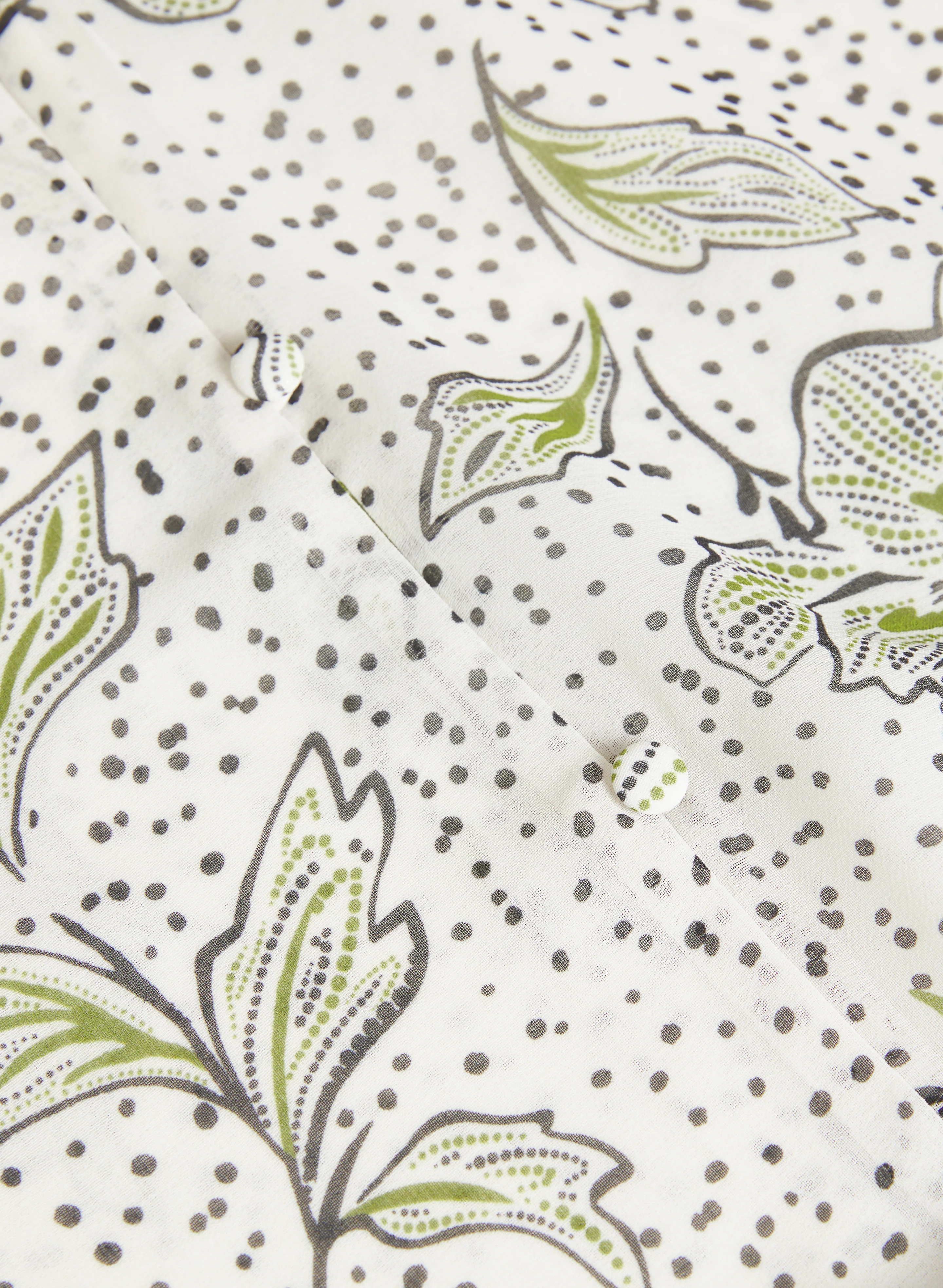 Floral Tied Hem Blouse - Image 7