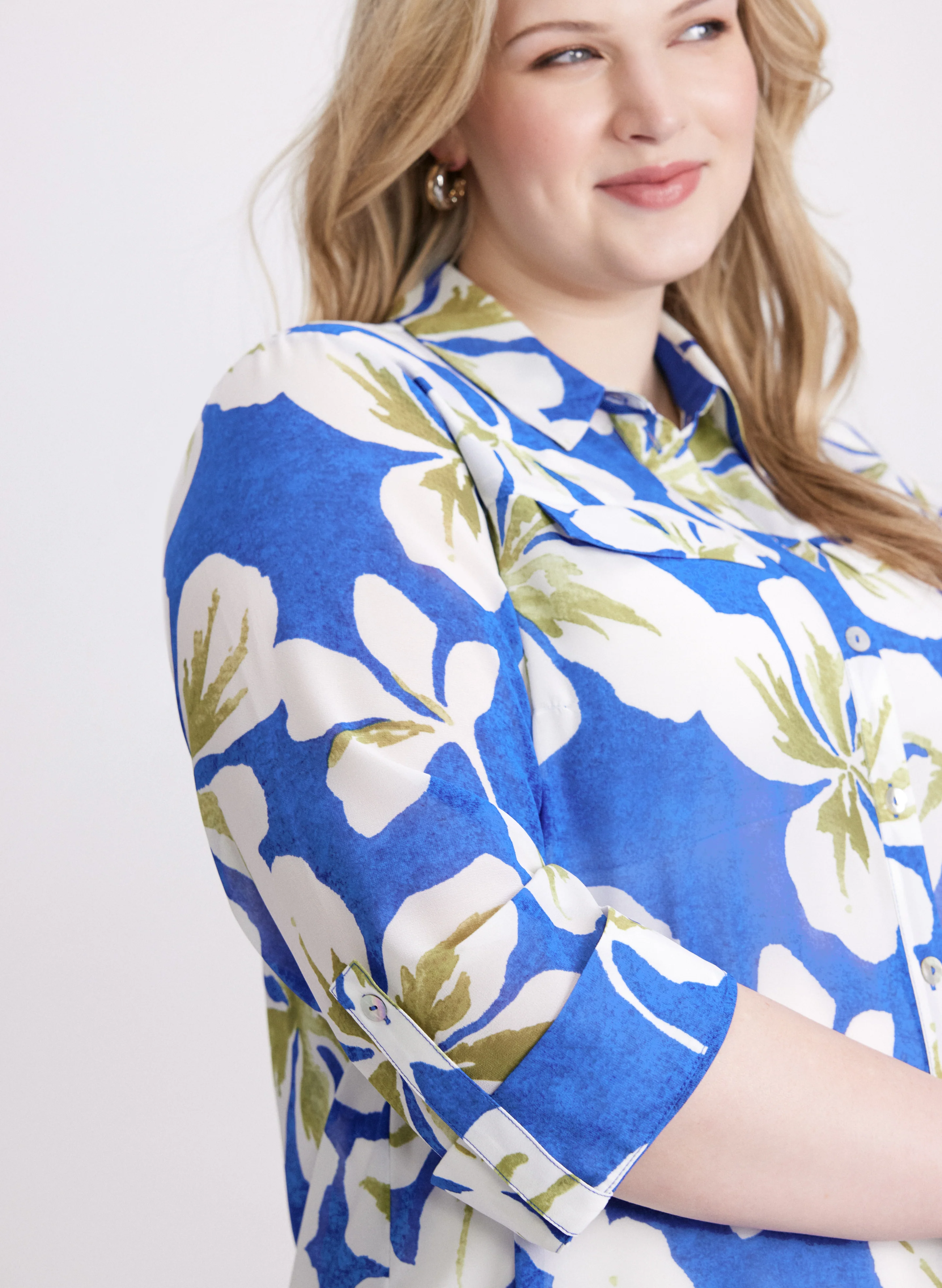Floral Tunic Blouse - Image 5