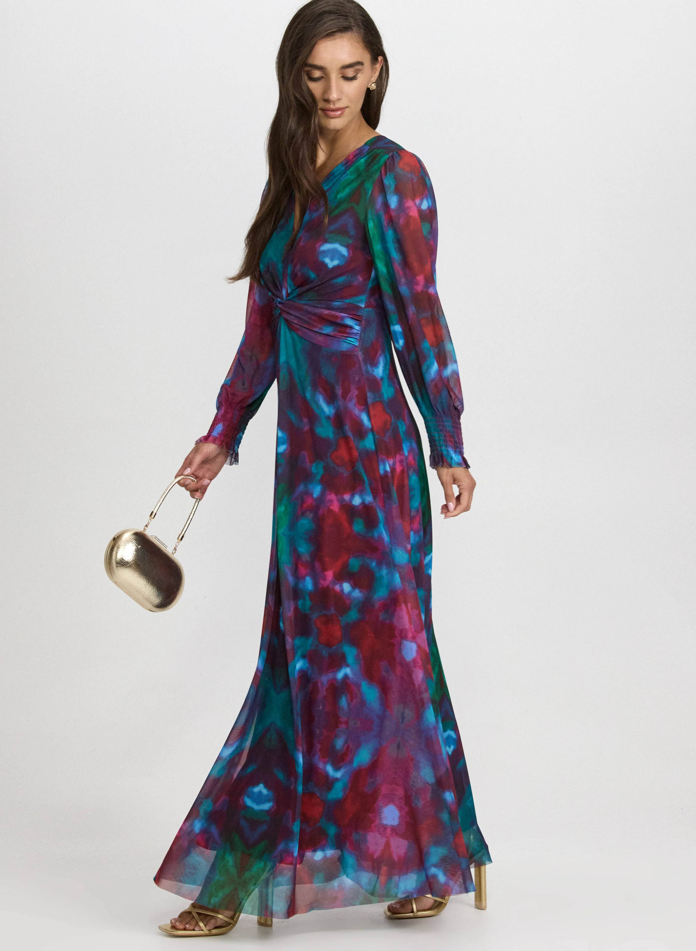 Floral Twist-Front Dress - Image 2