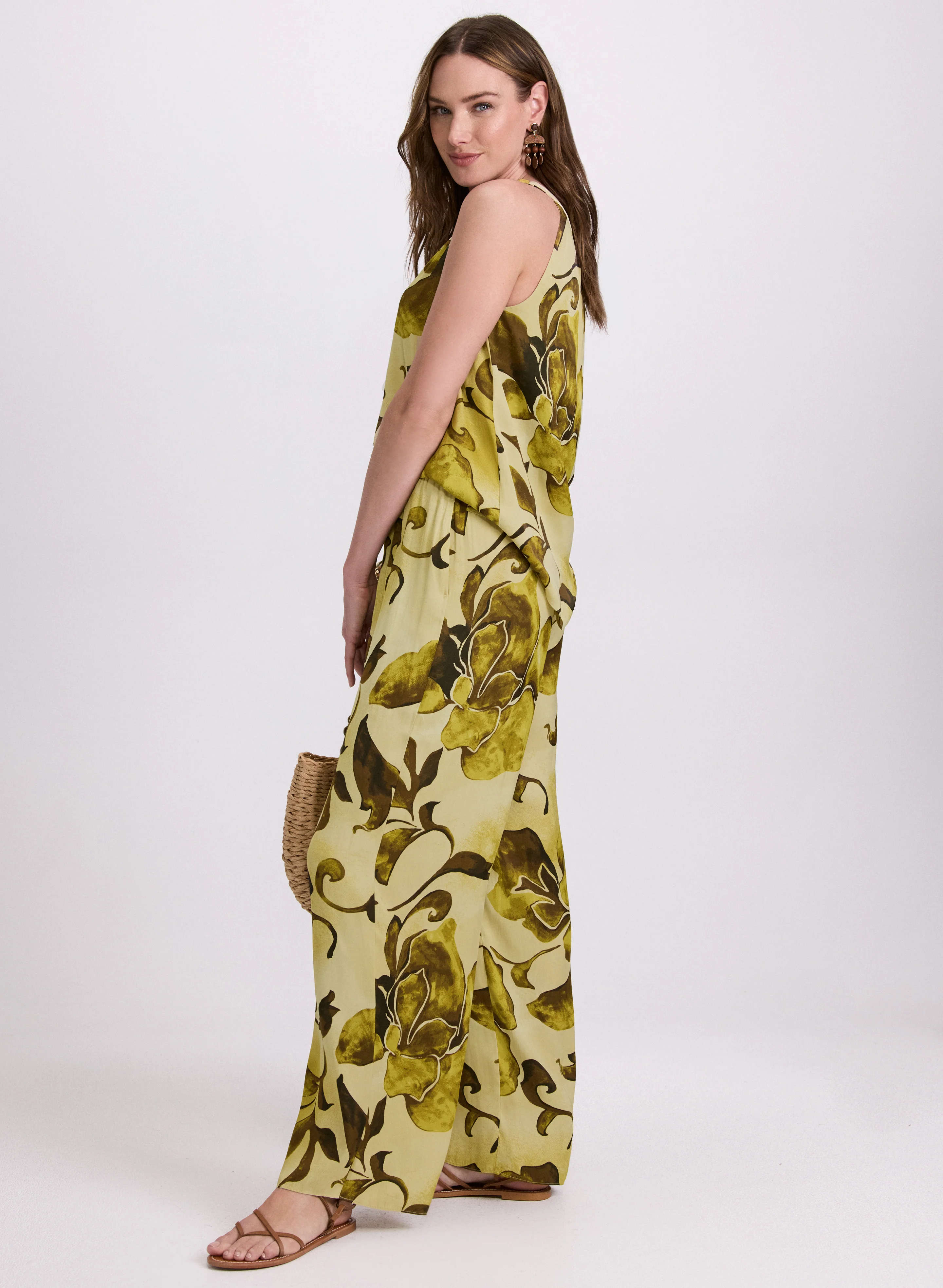 Floral Wide-Leg Pants - Image 3