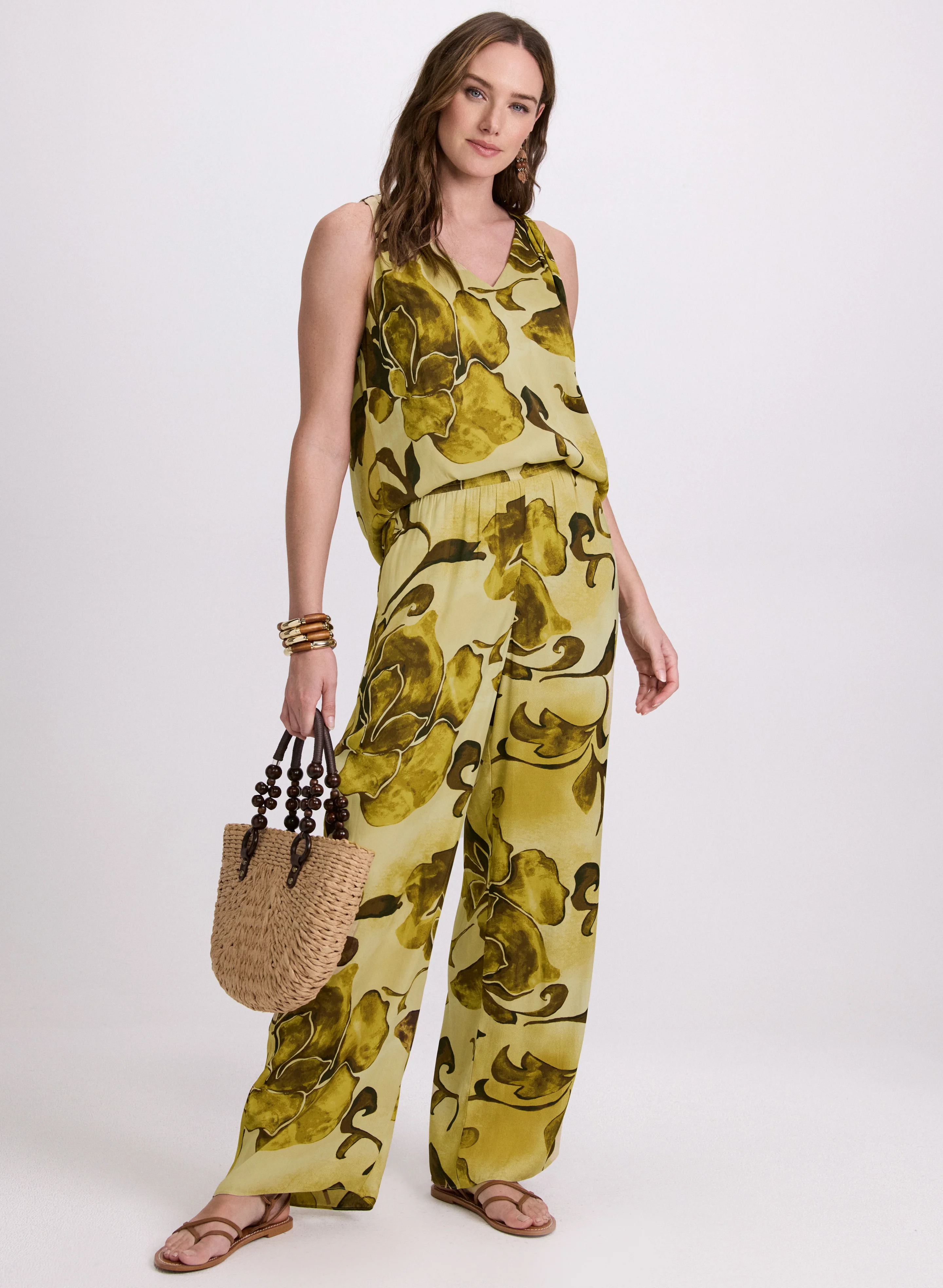 Floral Wide-Leg Pants - Image 6