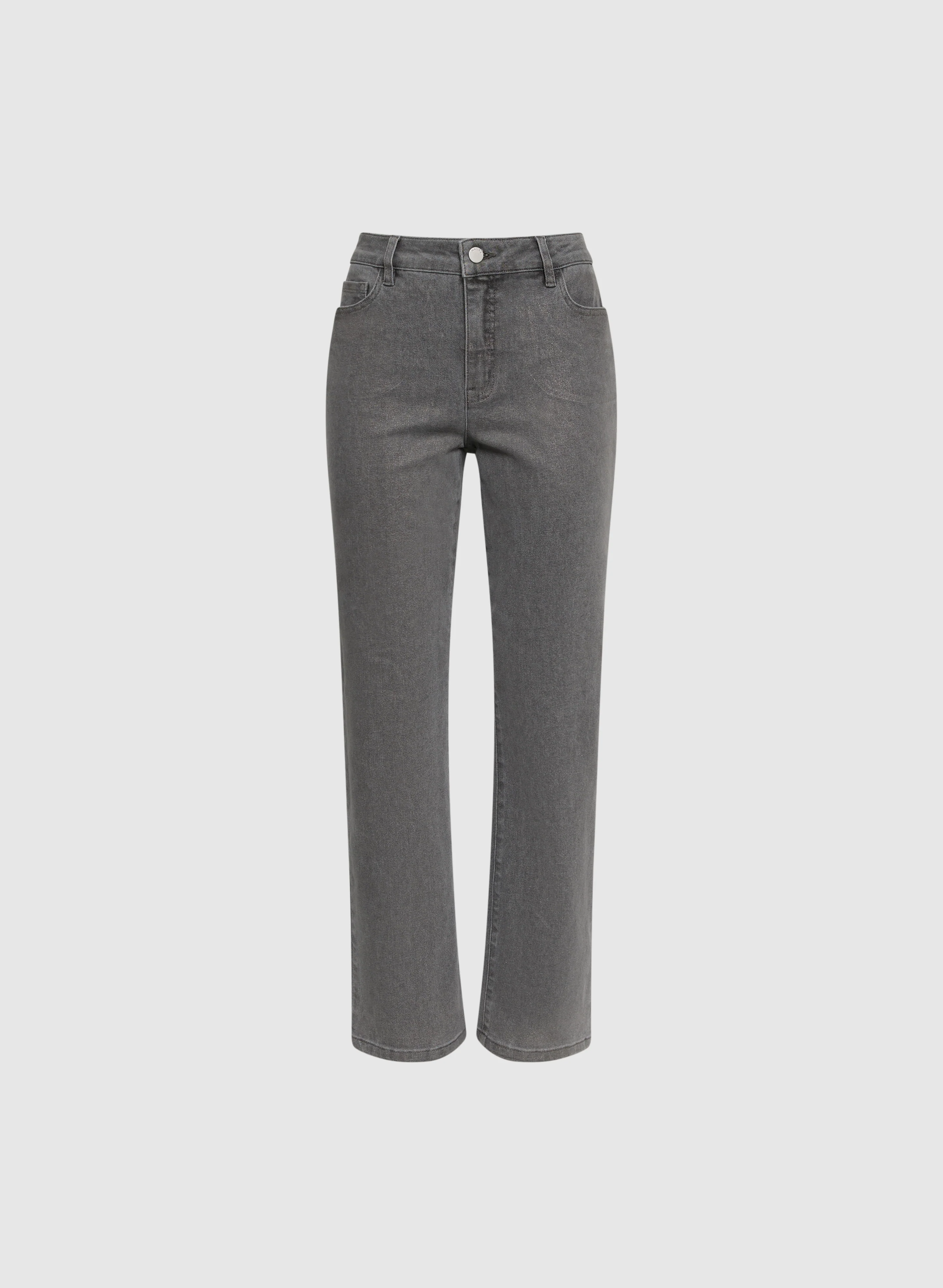 Foiled Straight Leg Jeans - Image 6