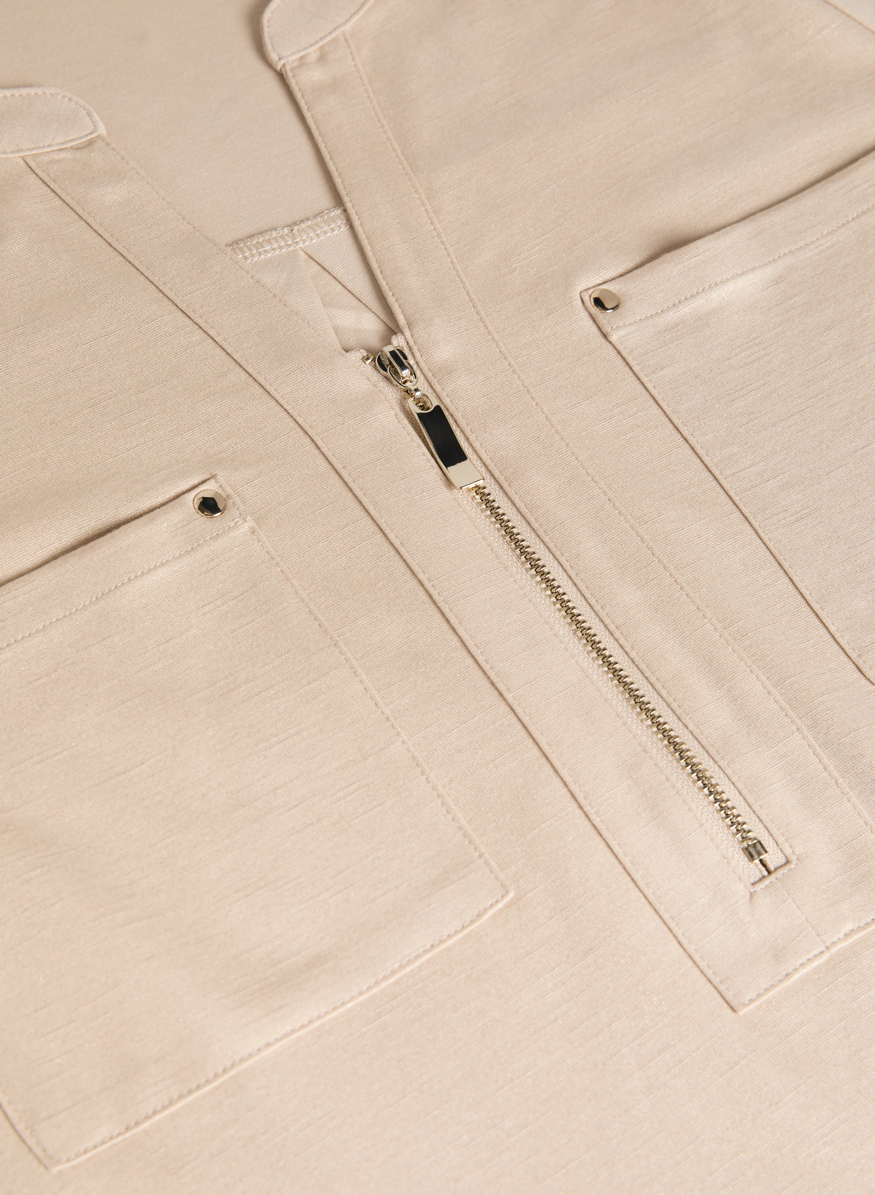Foil Split V-Neck T-Shirt - Image 7