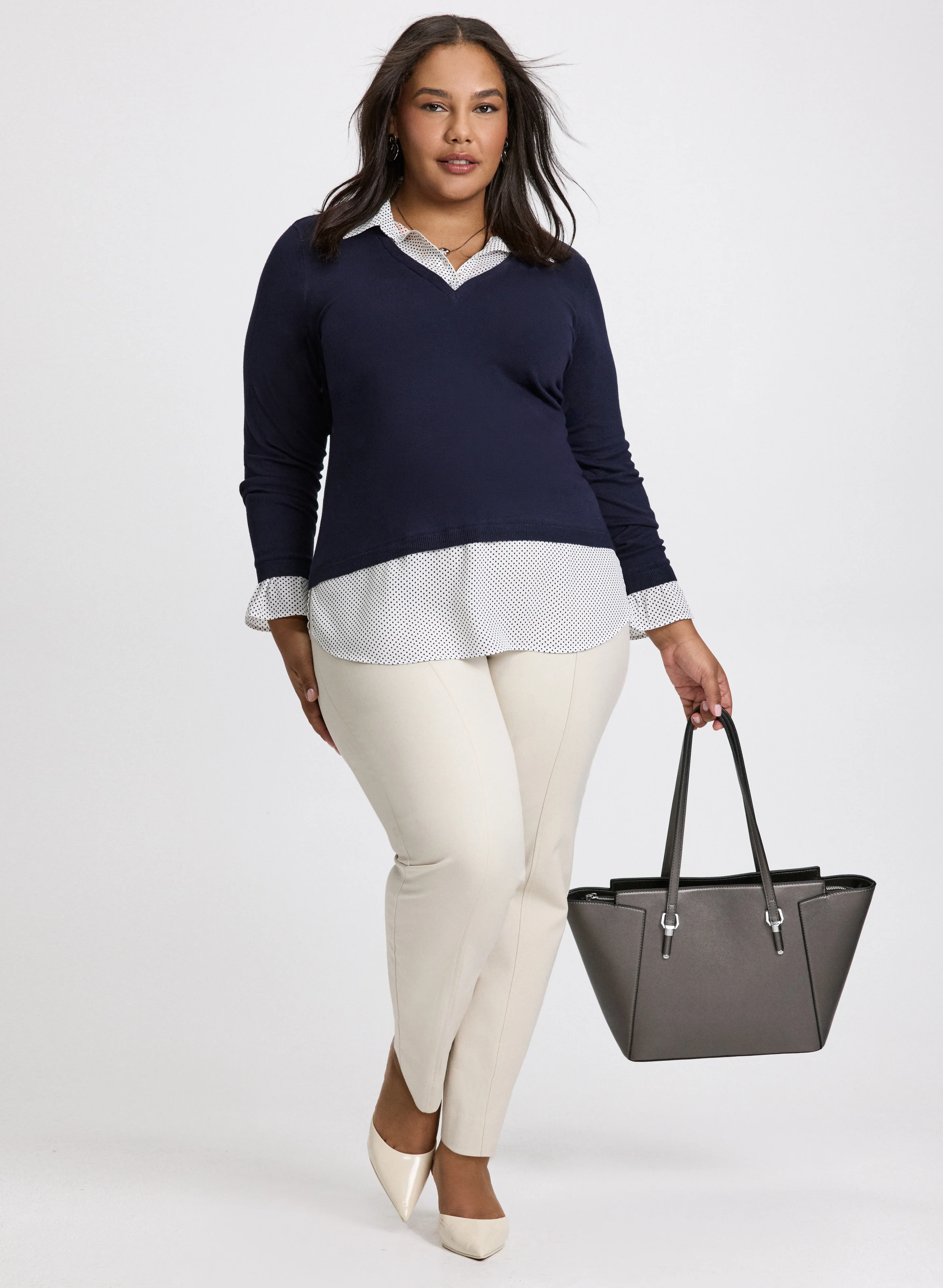 Fooler Sweater & Slim Leg Pants