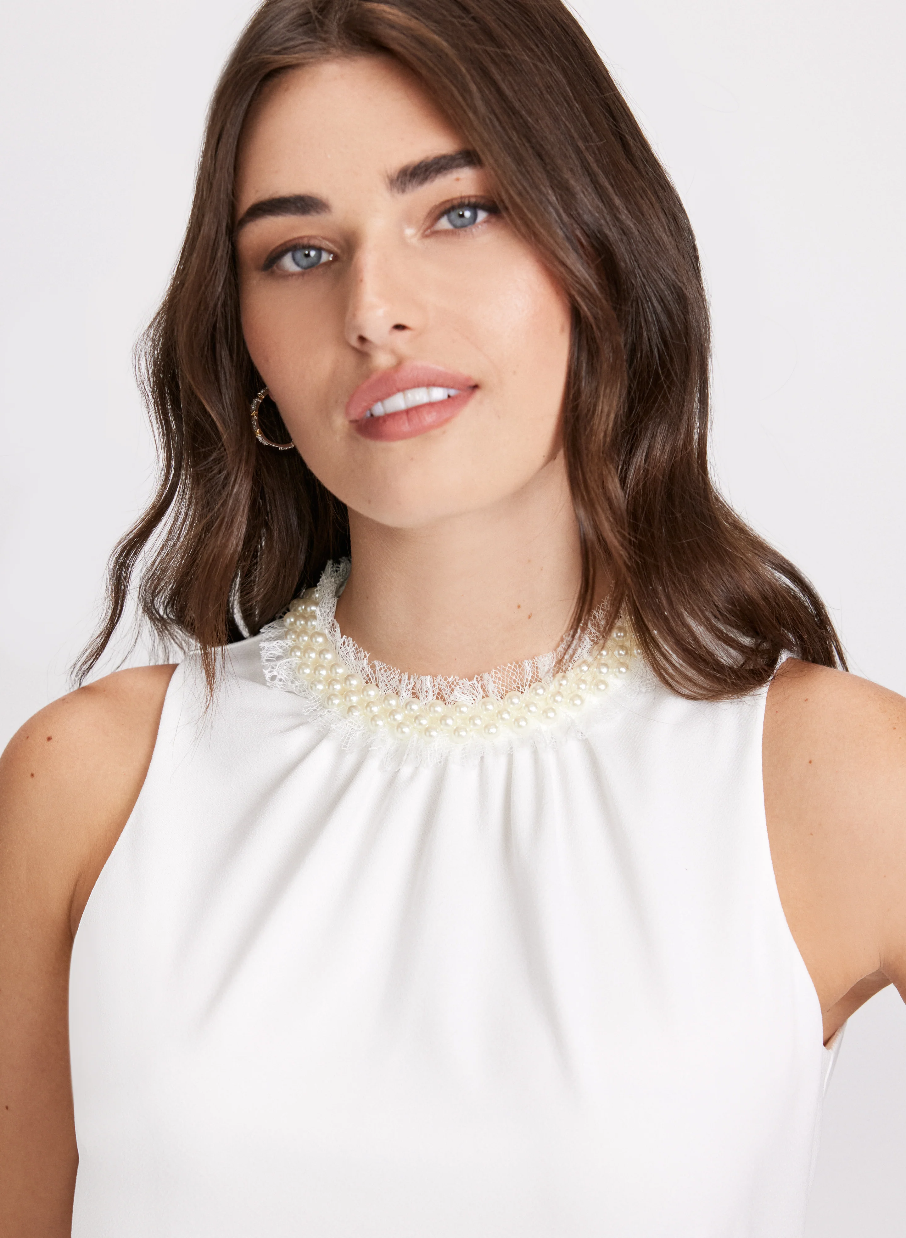 Frilled Crew Neck Top - Image 5