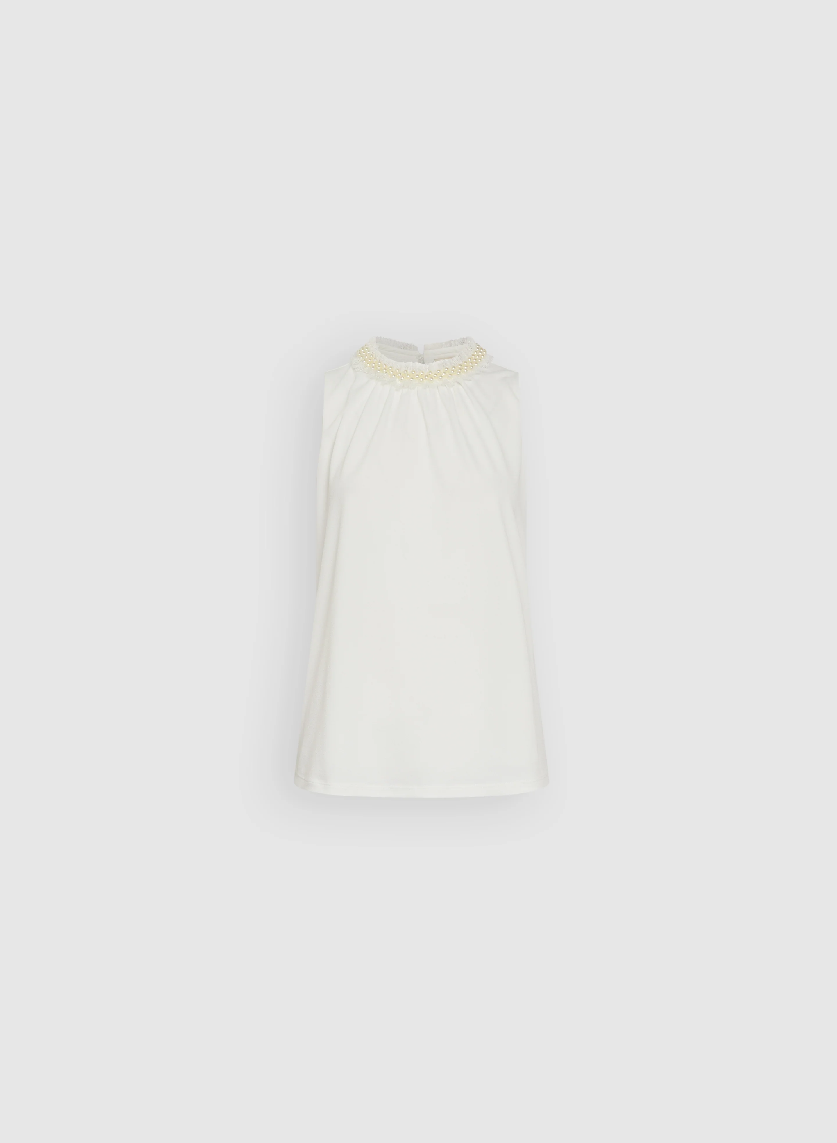 Frilled Crew Neck Top - Image 6