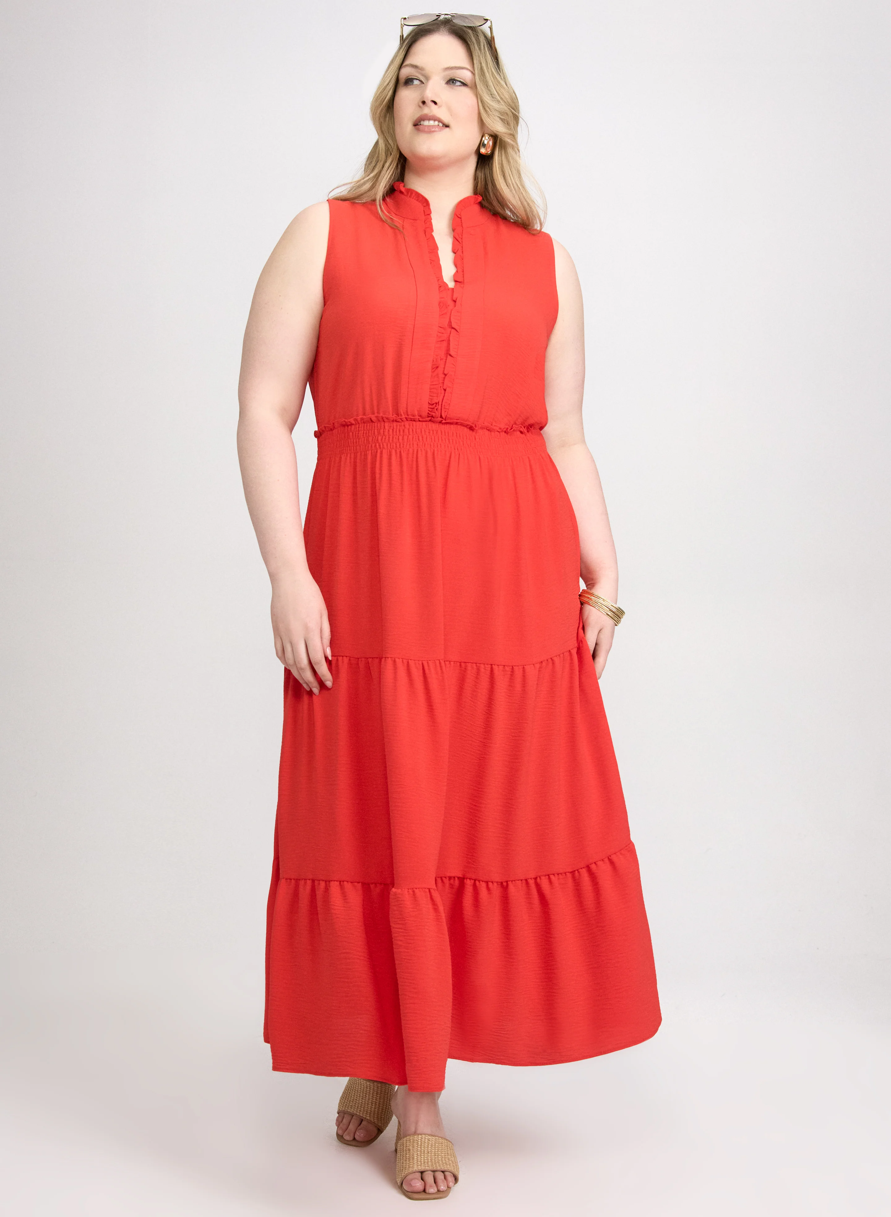 Frilled Trim Dress