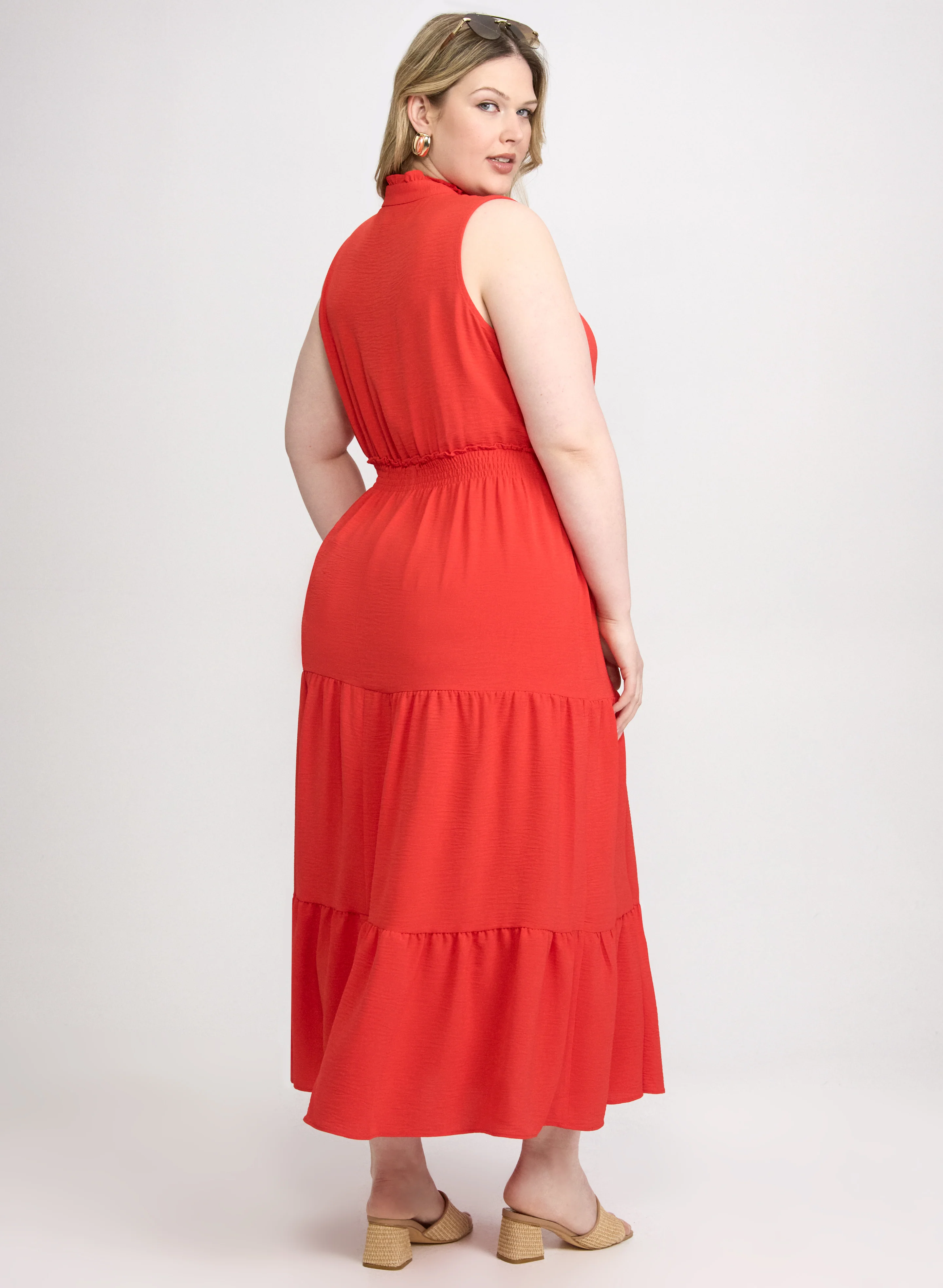 Frilled Trim Dress - Image 3