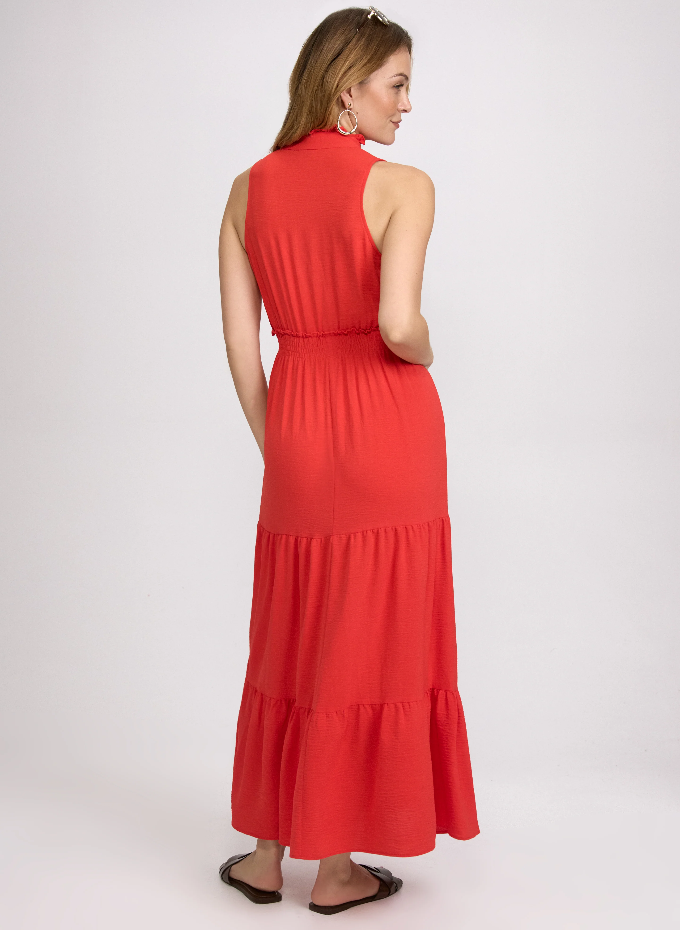 Frilled Trim Dress - Image 4