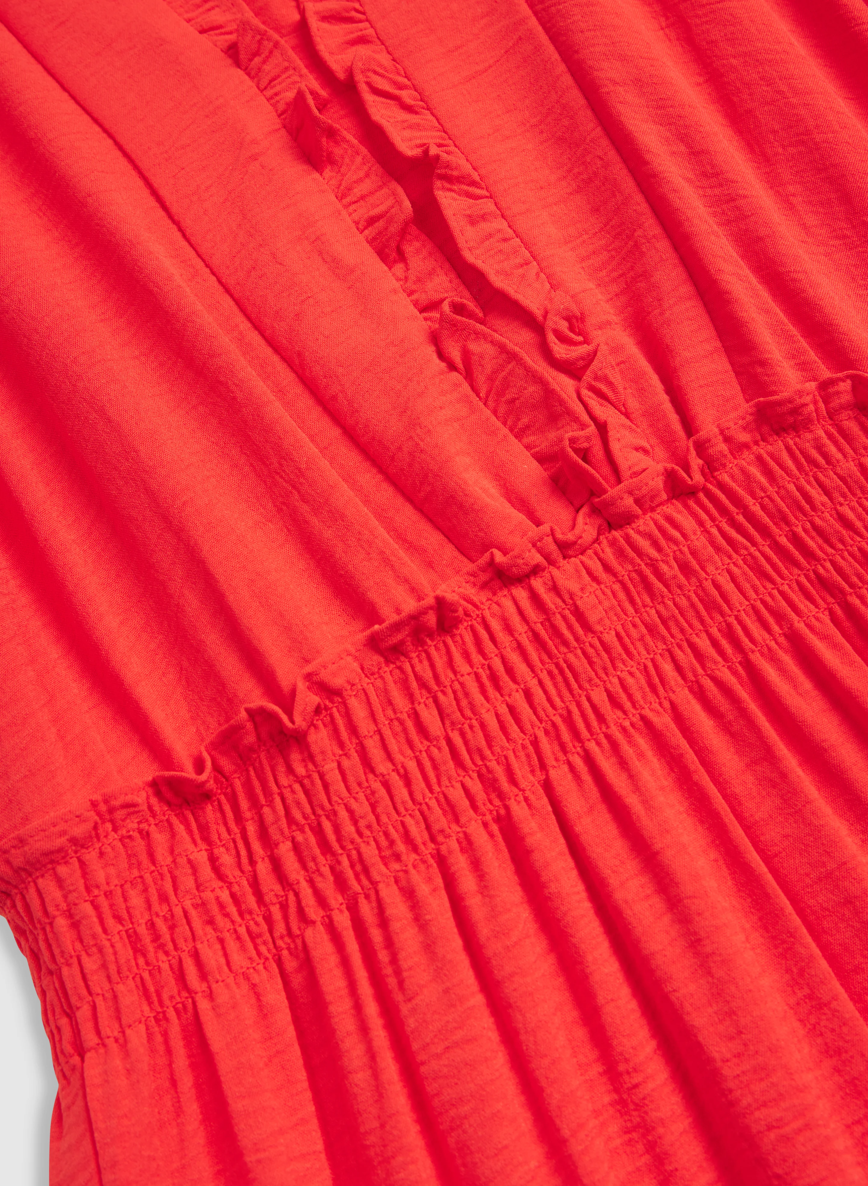 Frilled Trim Dress - Image 7