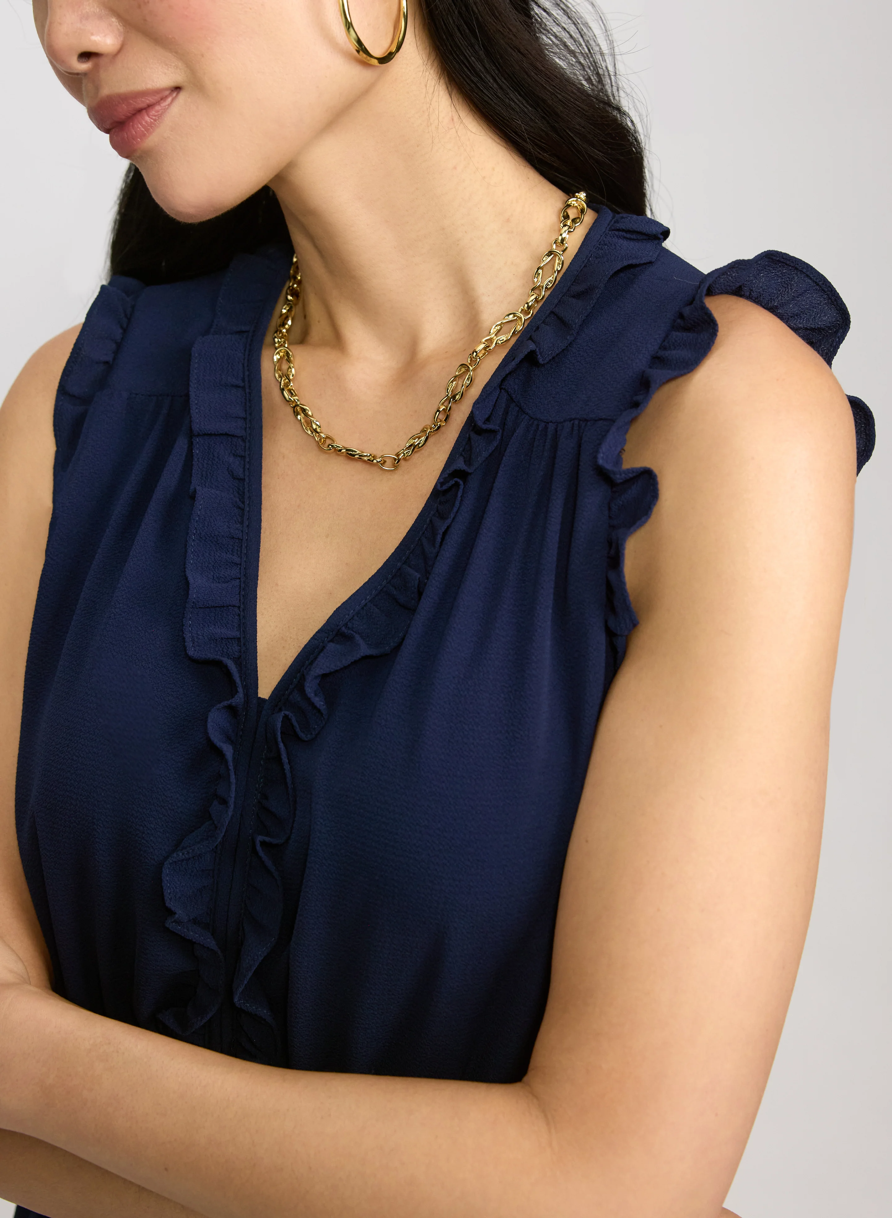 Frilled Trim Jumpsuit - Image 5