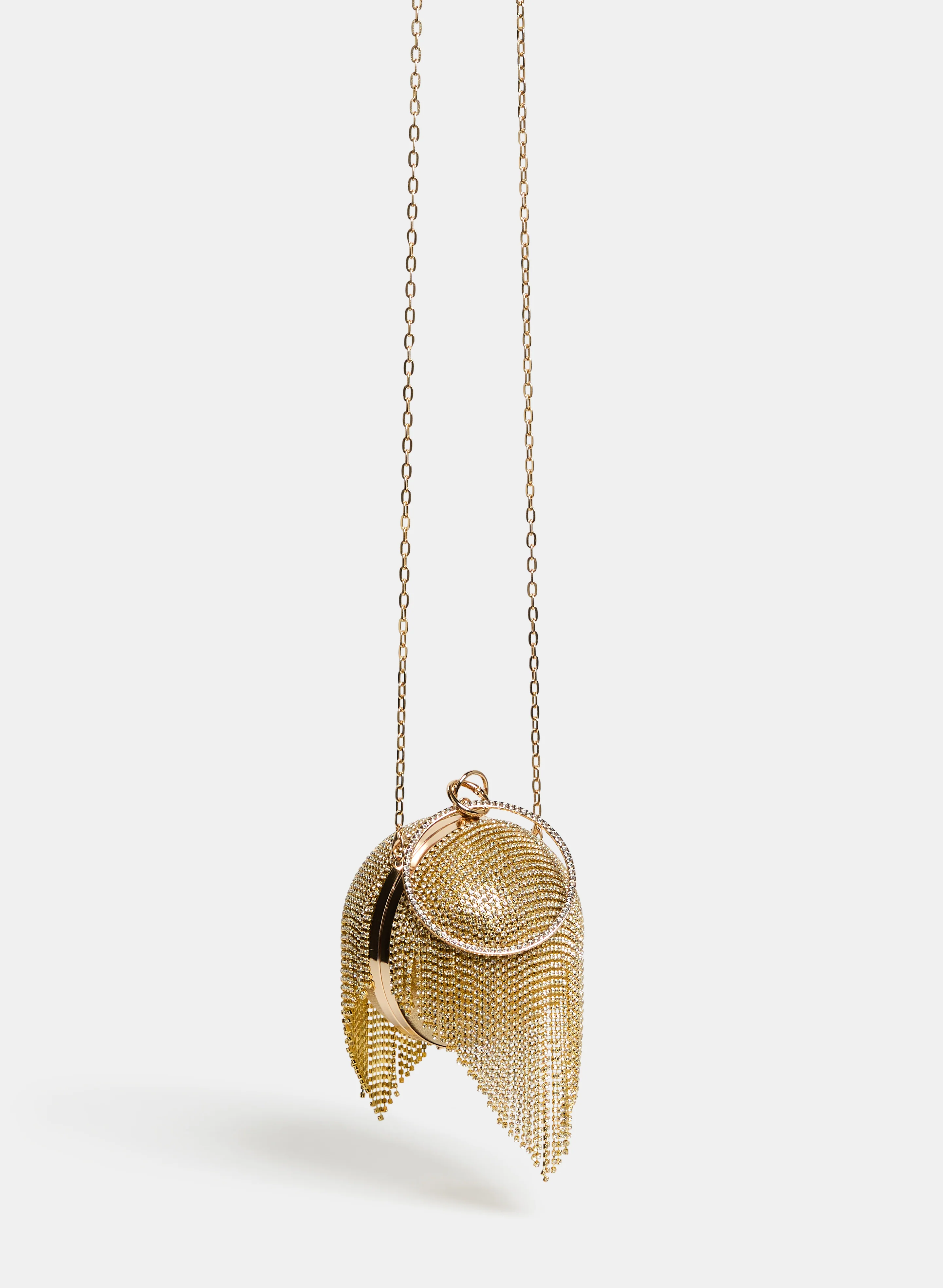 Fringed Crystal Ball Clutch - Image 3