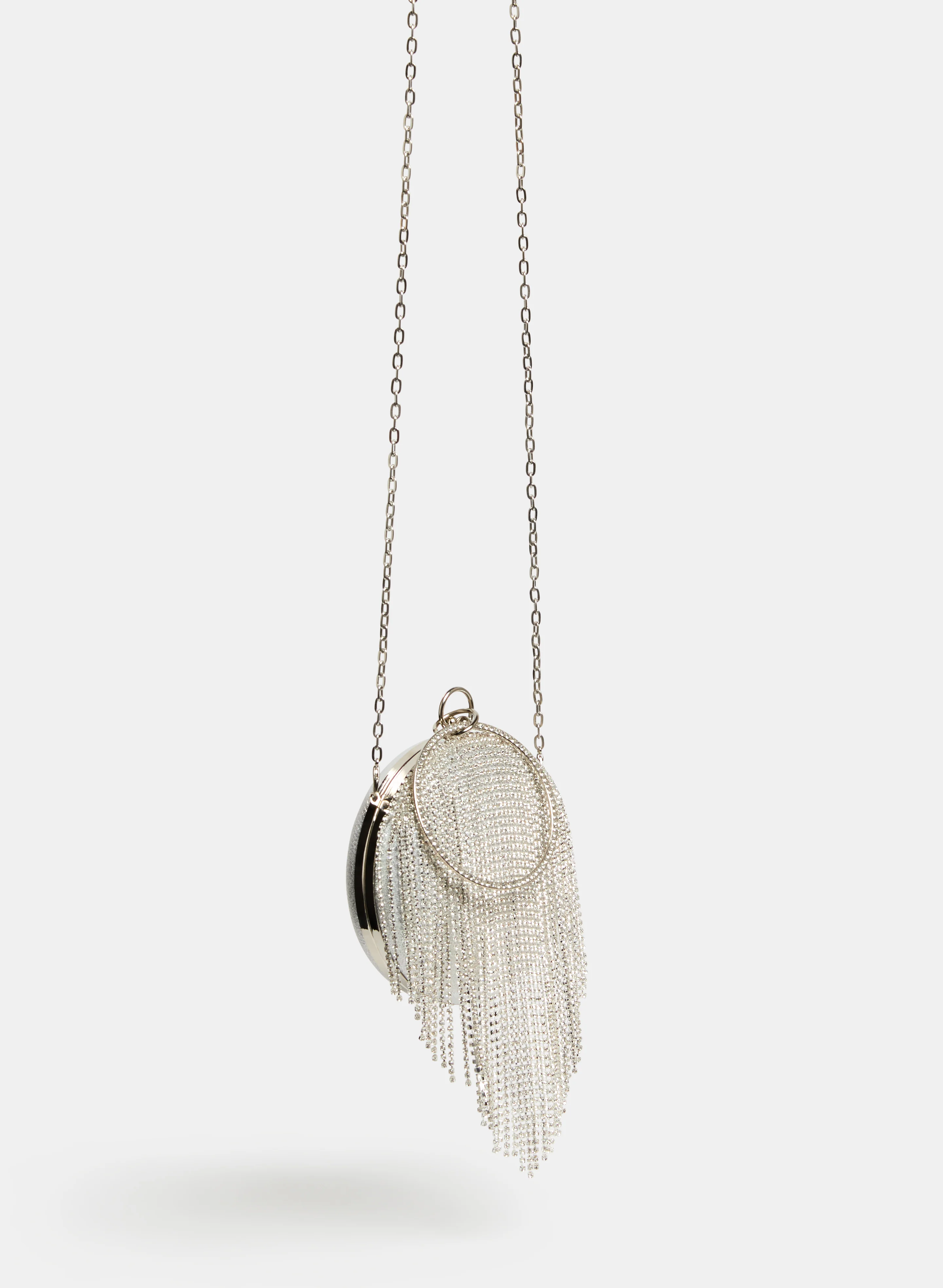 Fringed Crystal Ball Clutch - Image 2