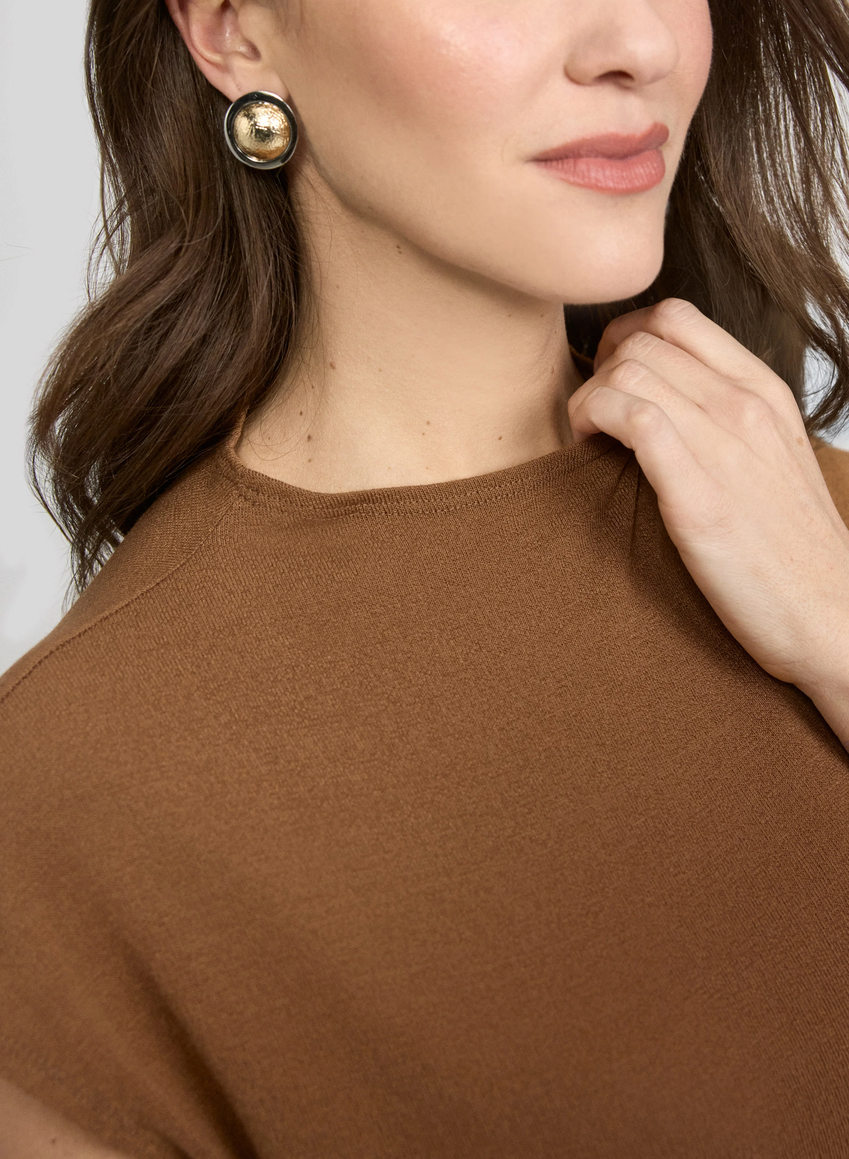 Funnel Neck Knit Top - Image 5