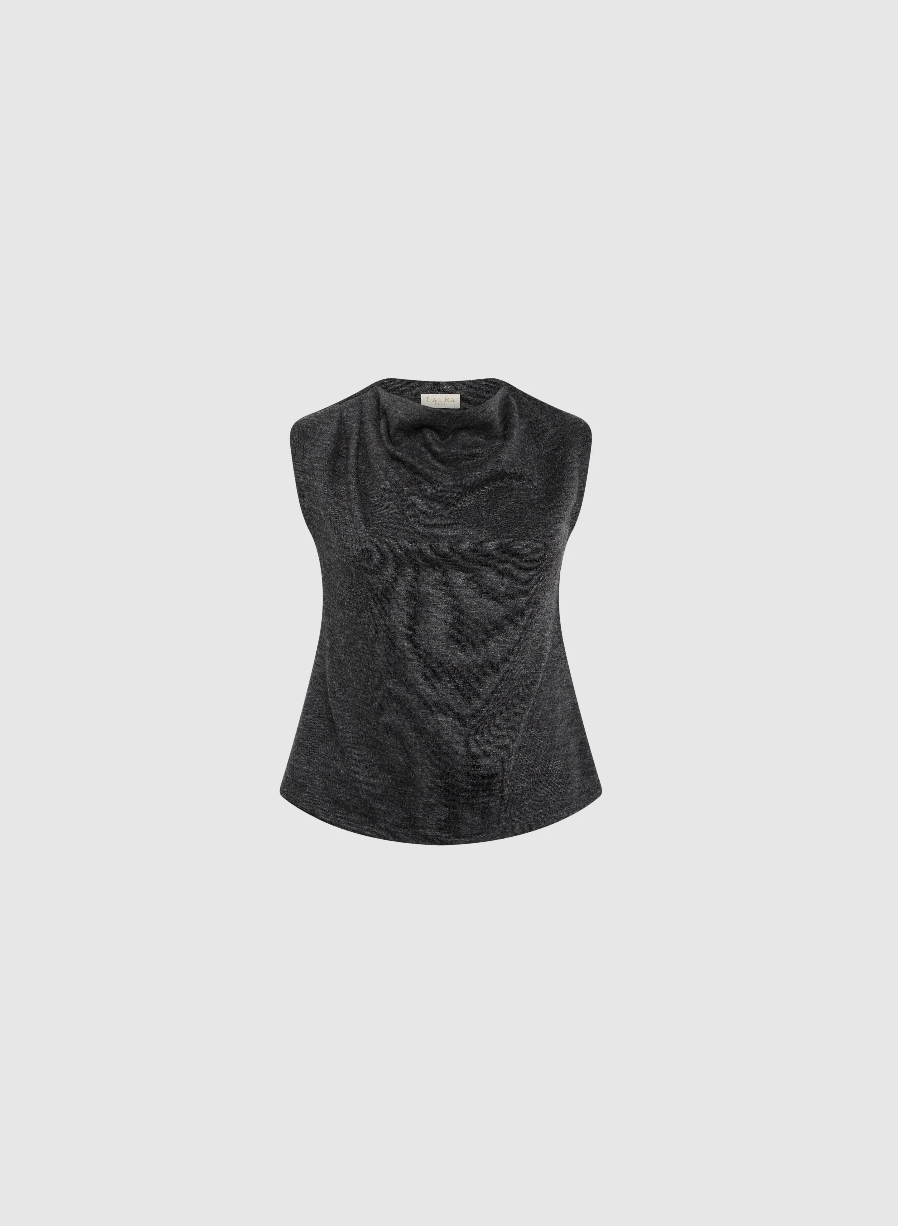 Cowl Neck Sleeveless Sweater - Image 6