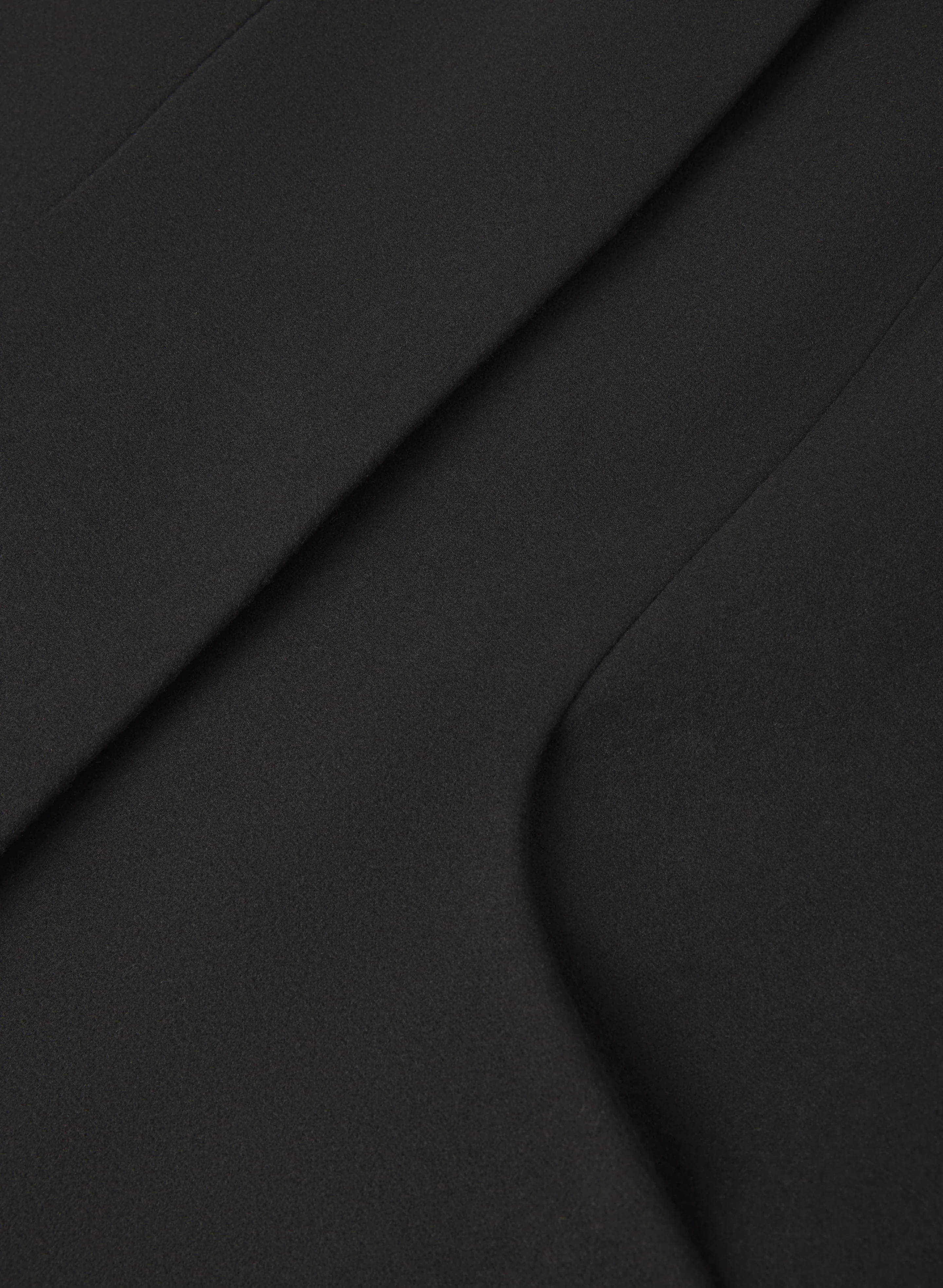 Funnel Neck Wool Coat - Image 8