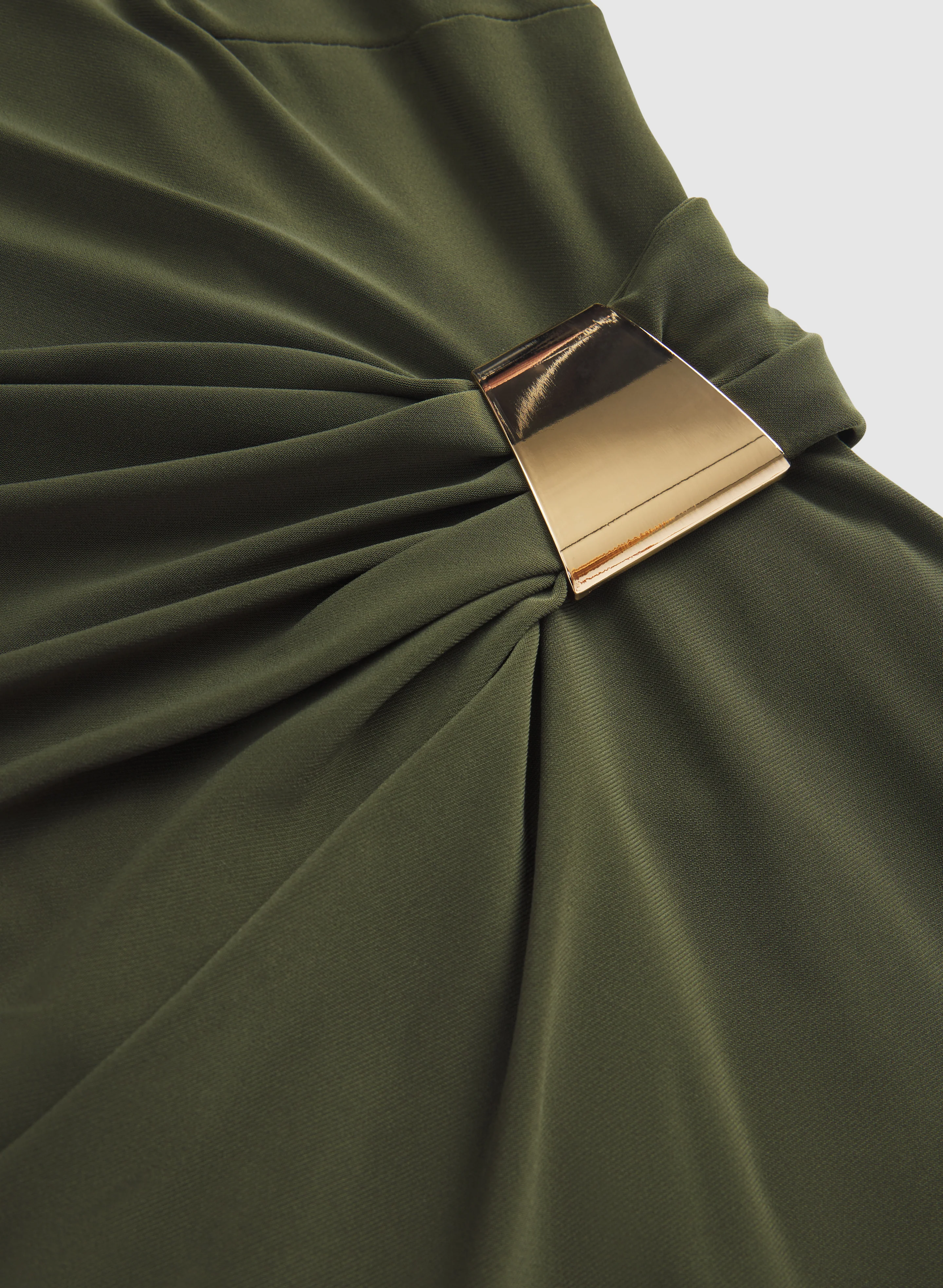 Gathered Jersey Dress - Image 6
