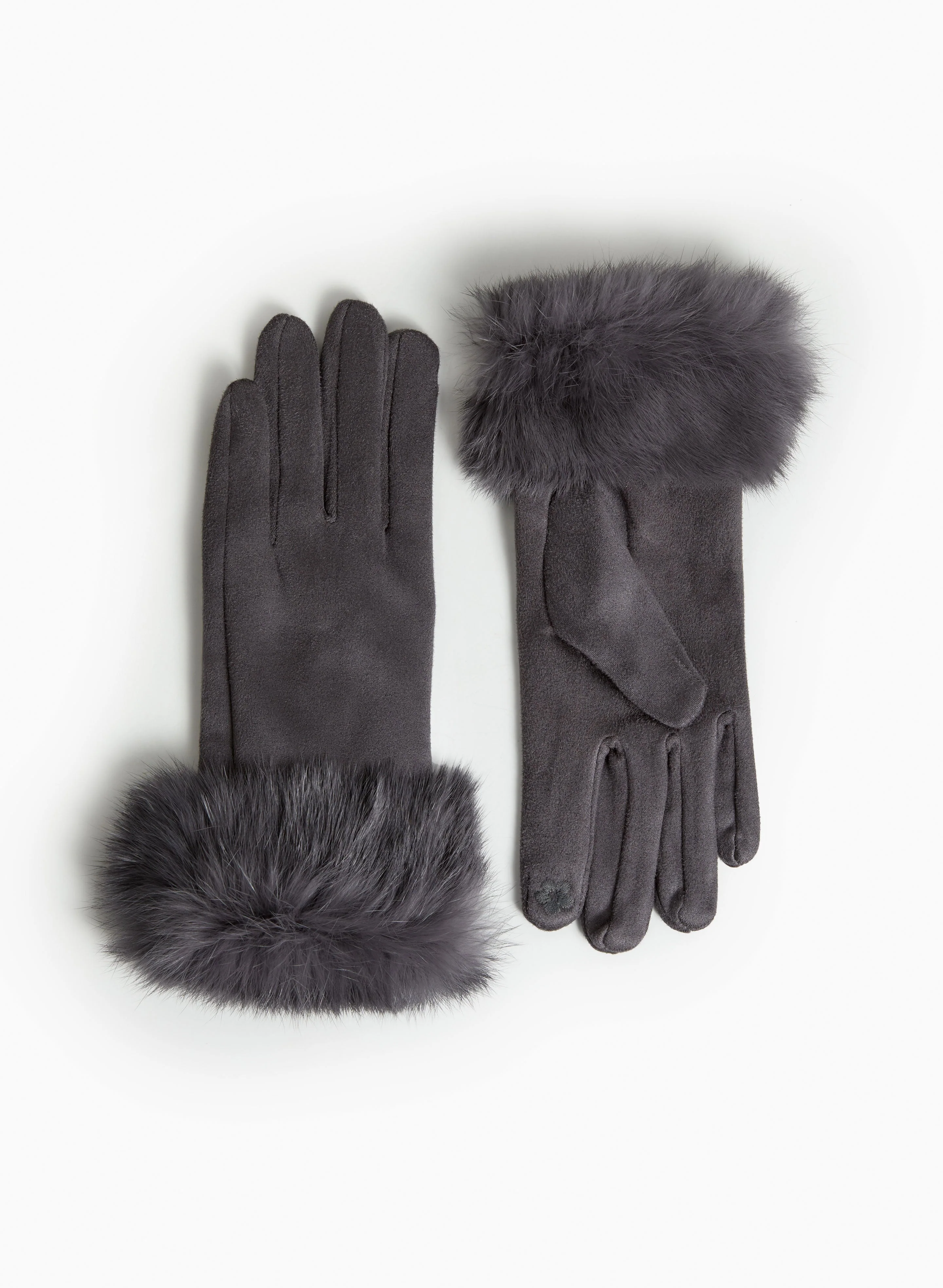 Genuine Fur Cuff Gloves