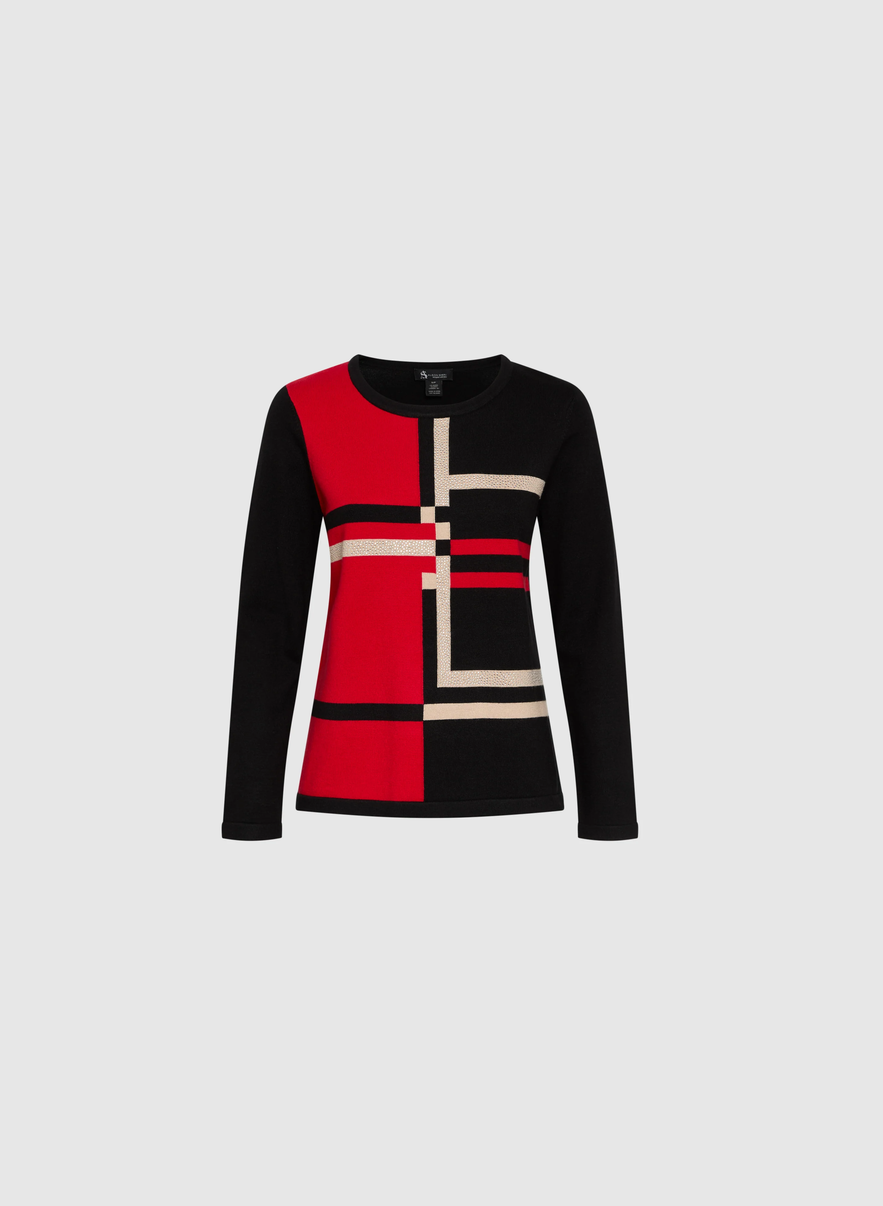Geometric Print Sweater - Image 6