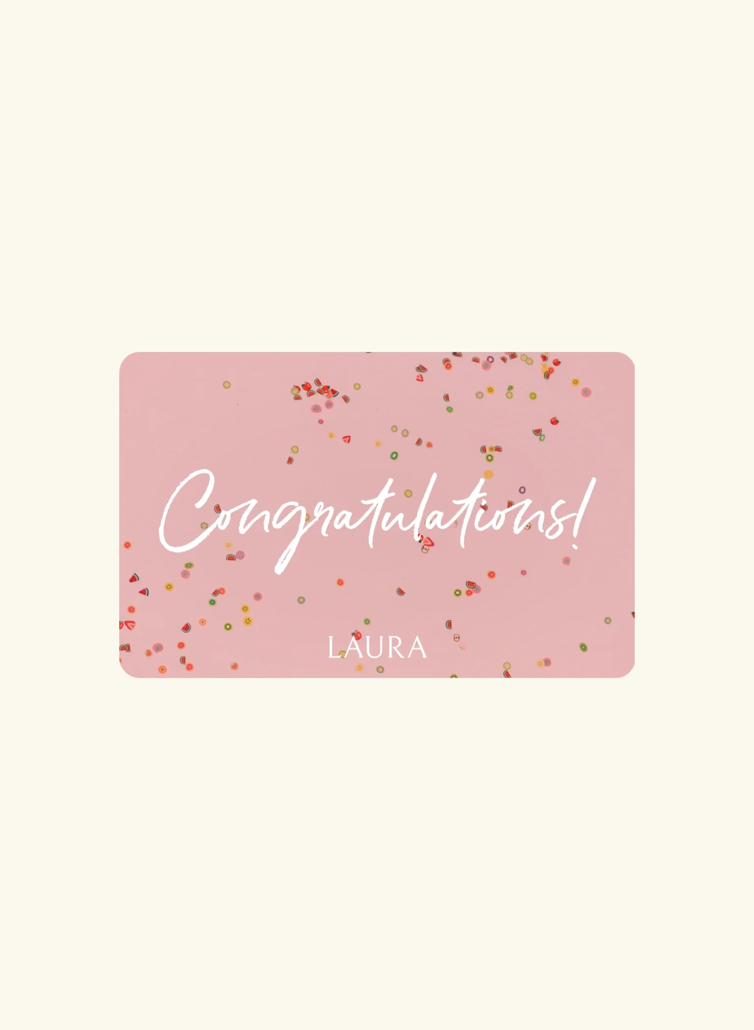 Gift Card - Congratulations