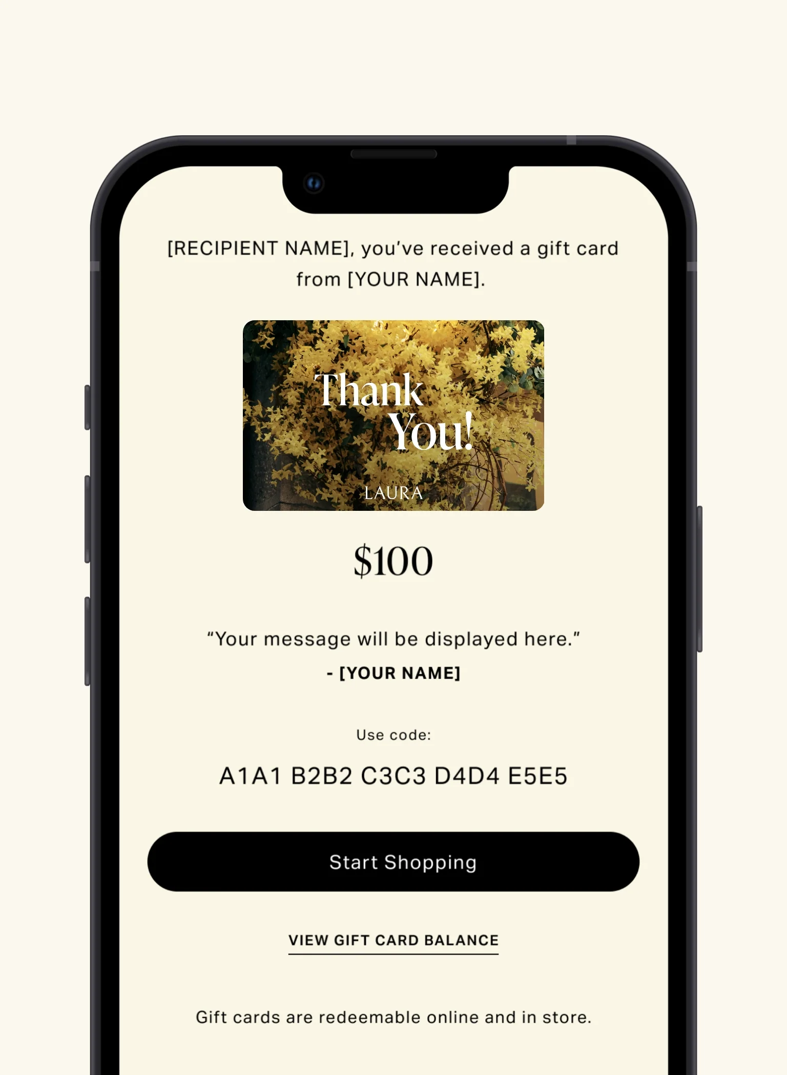 Gift Card - Thank You - Image 2