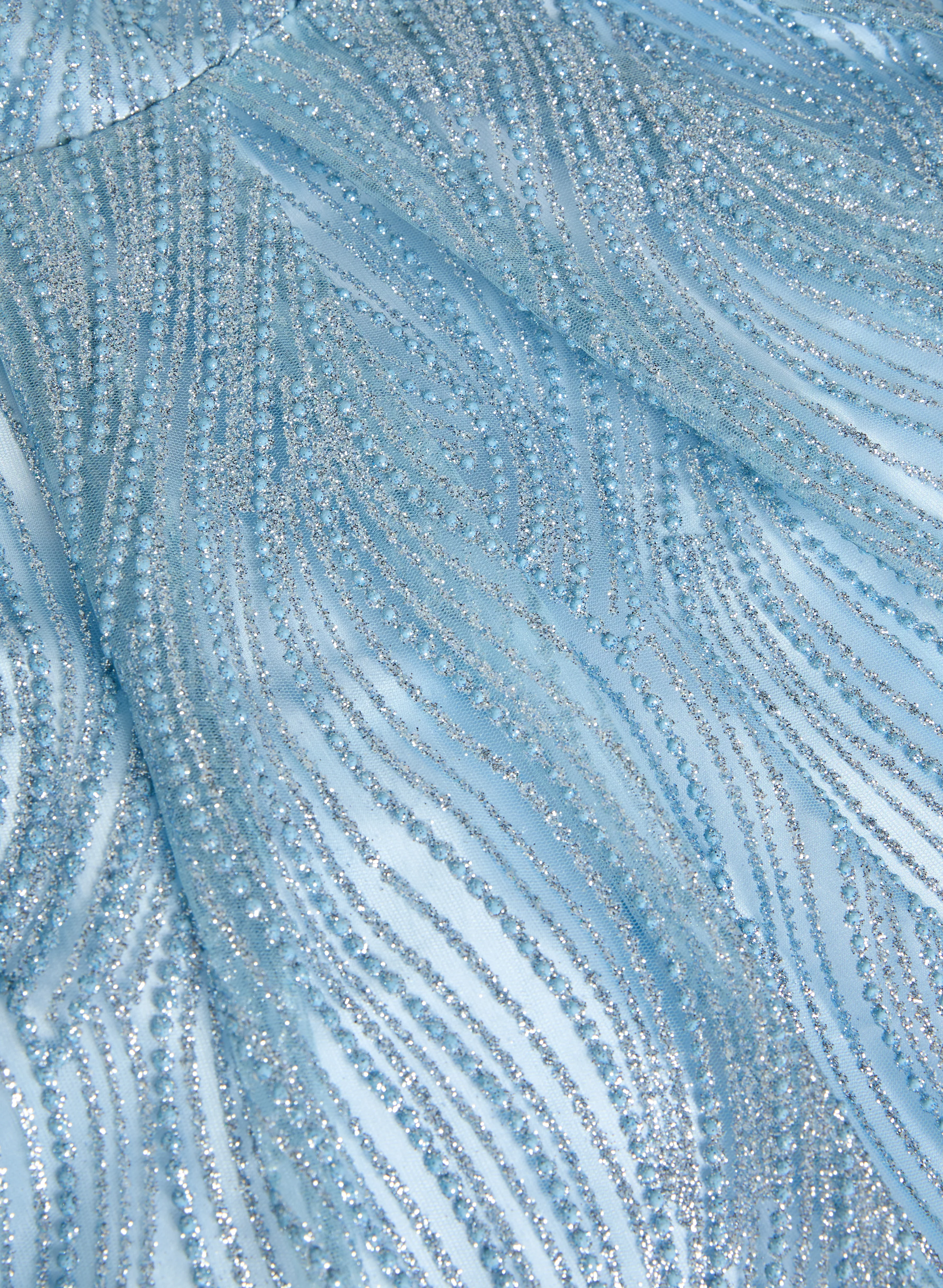 Glitter Ballgown Dress - Image 6