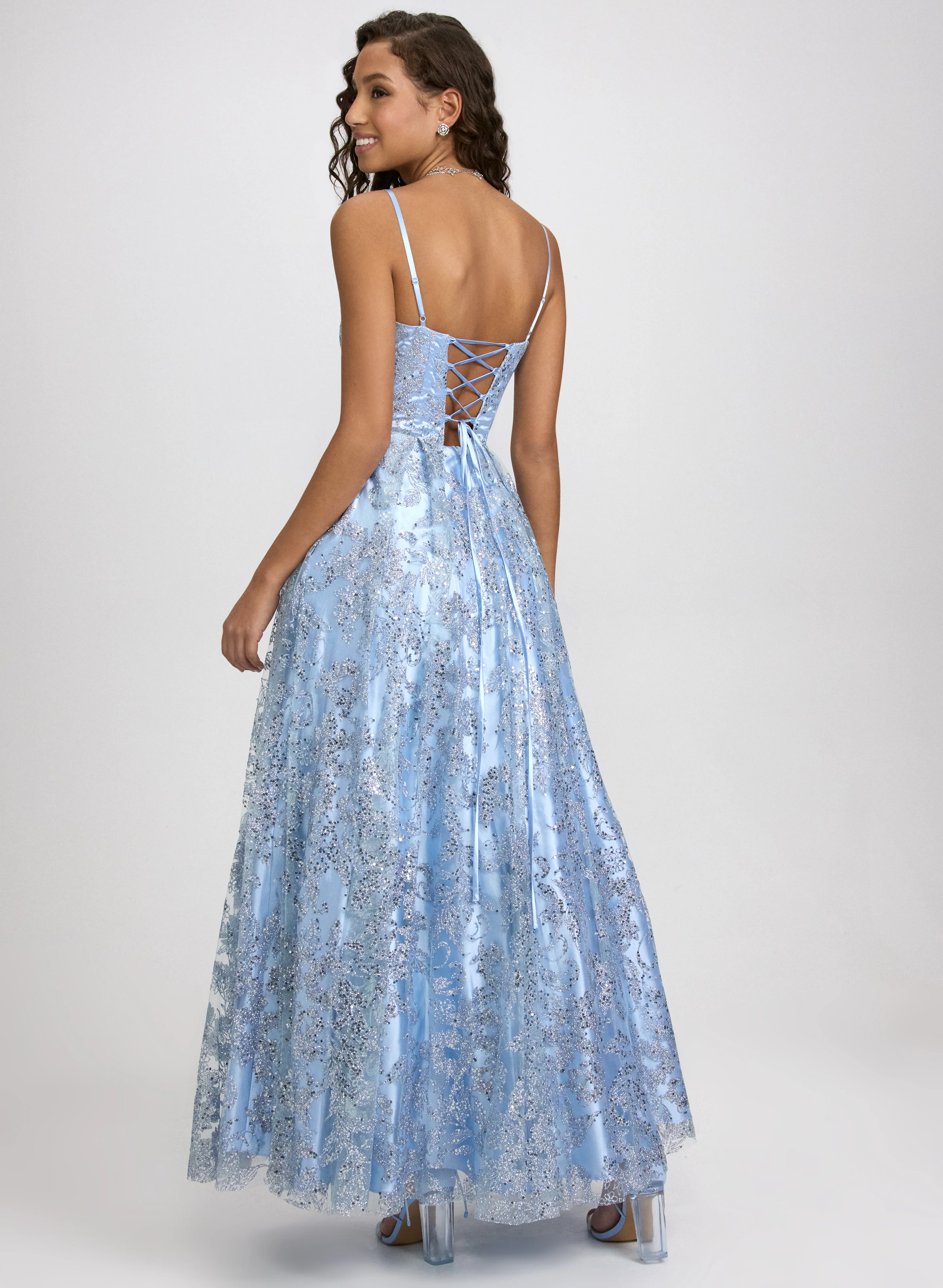 Glitter Corset Gown - Image 2