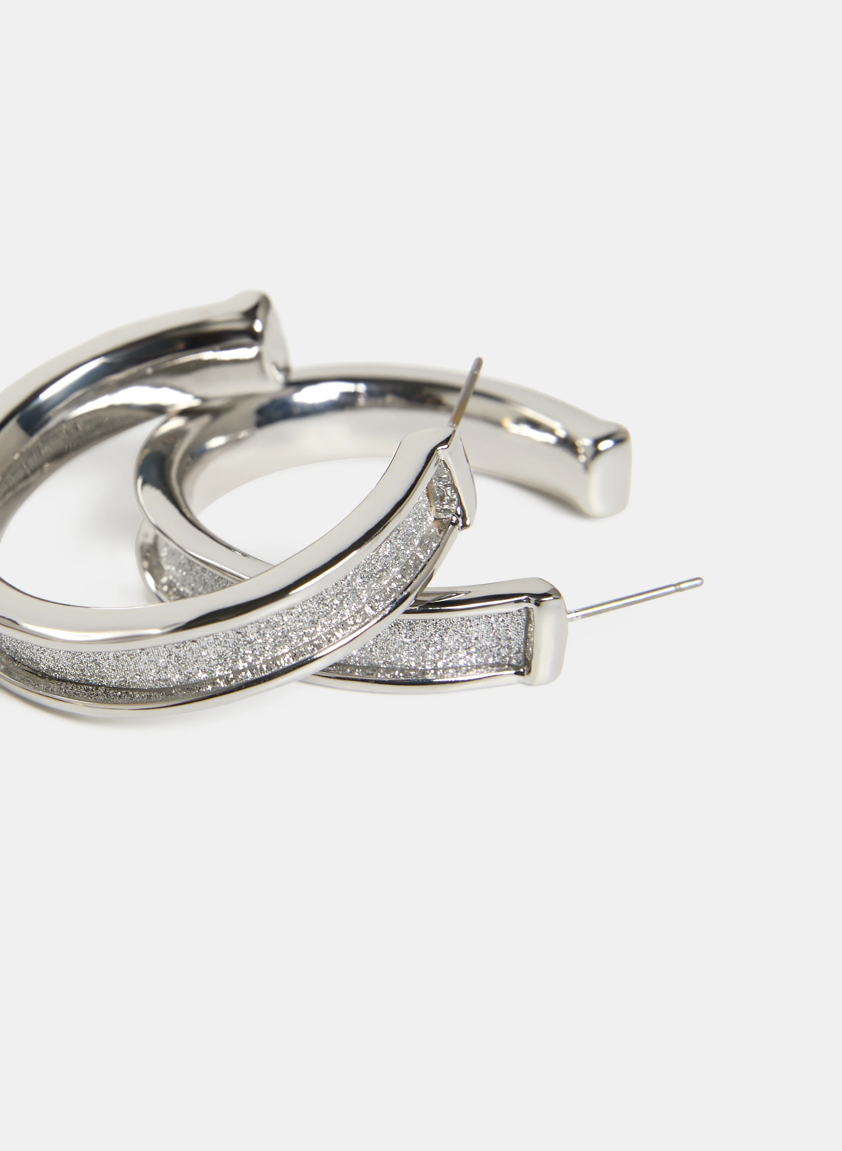Glitter Hoop Earrings - Image 2