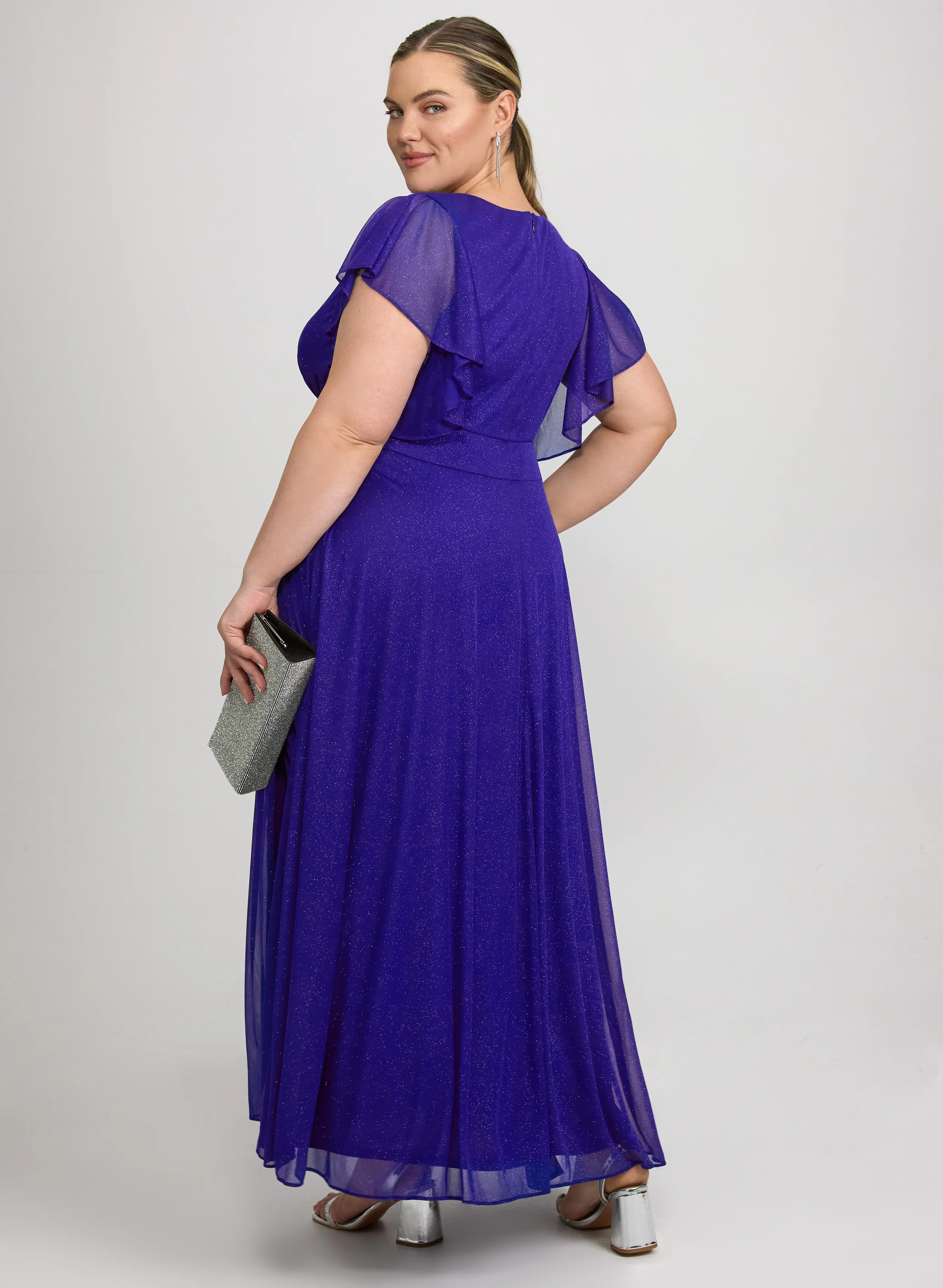 Glitter Mesh Dress - Image 4