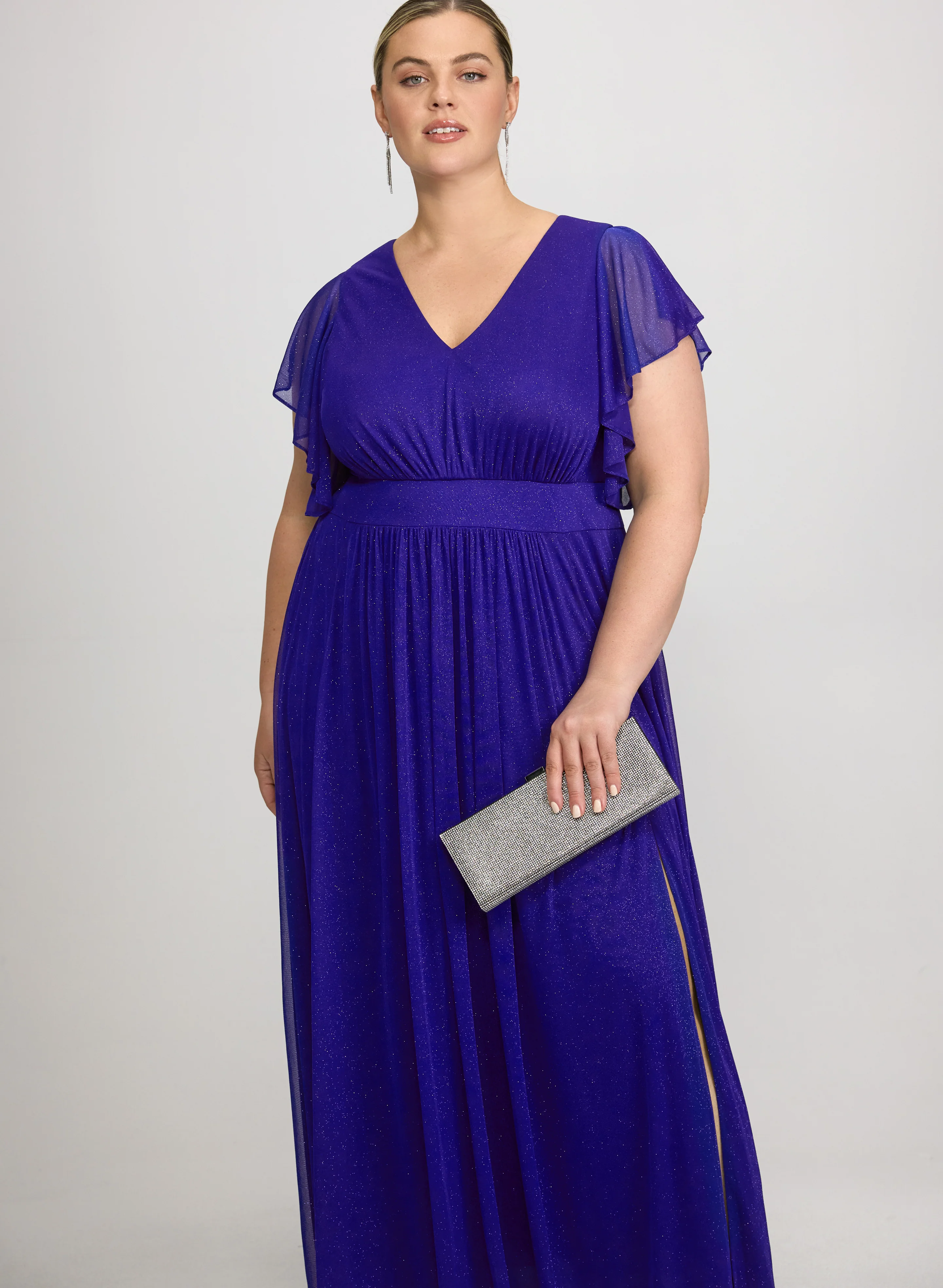 Glitter Mesh Dress - Image 8
