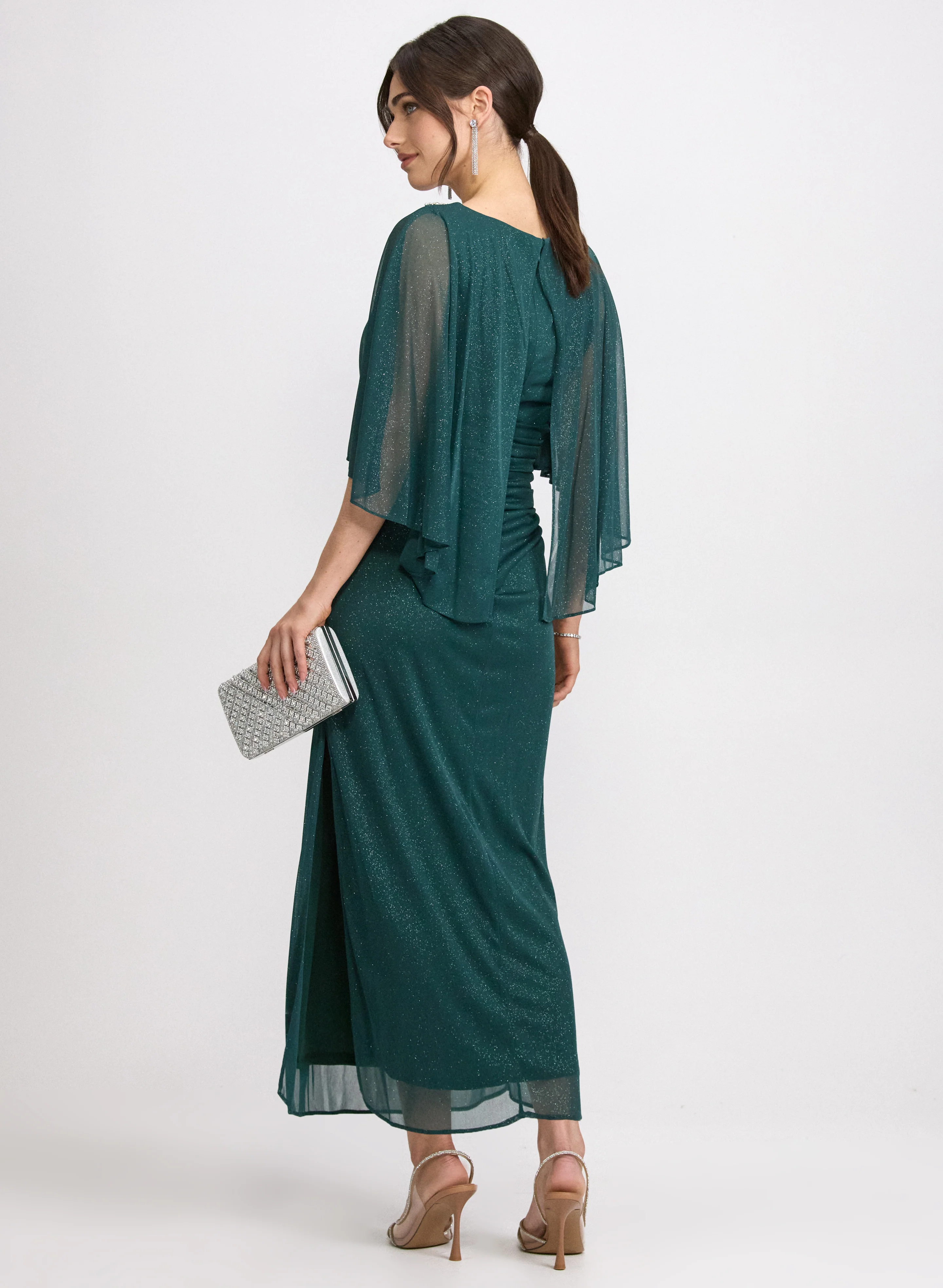 Glitter Mesh Dress - Image 2