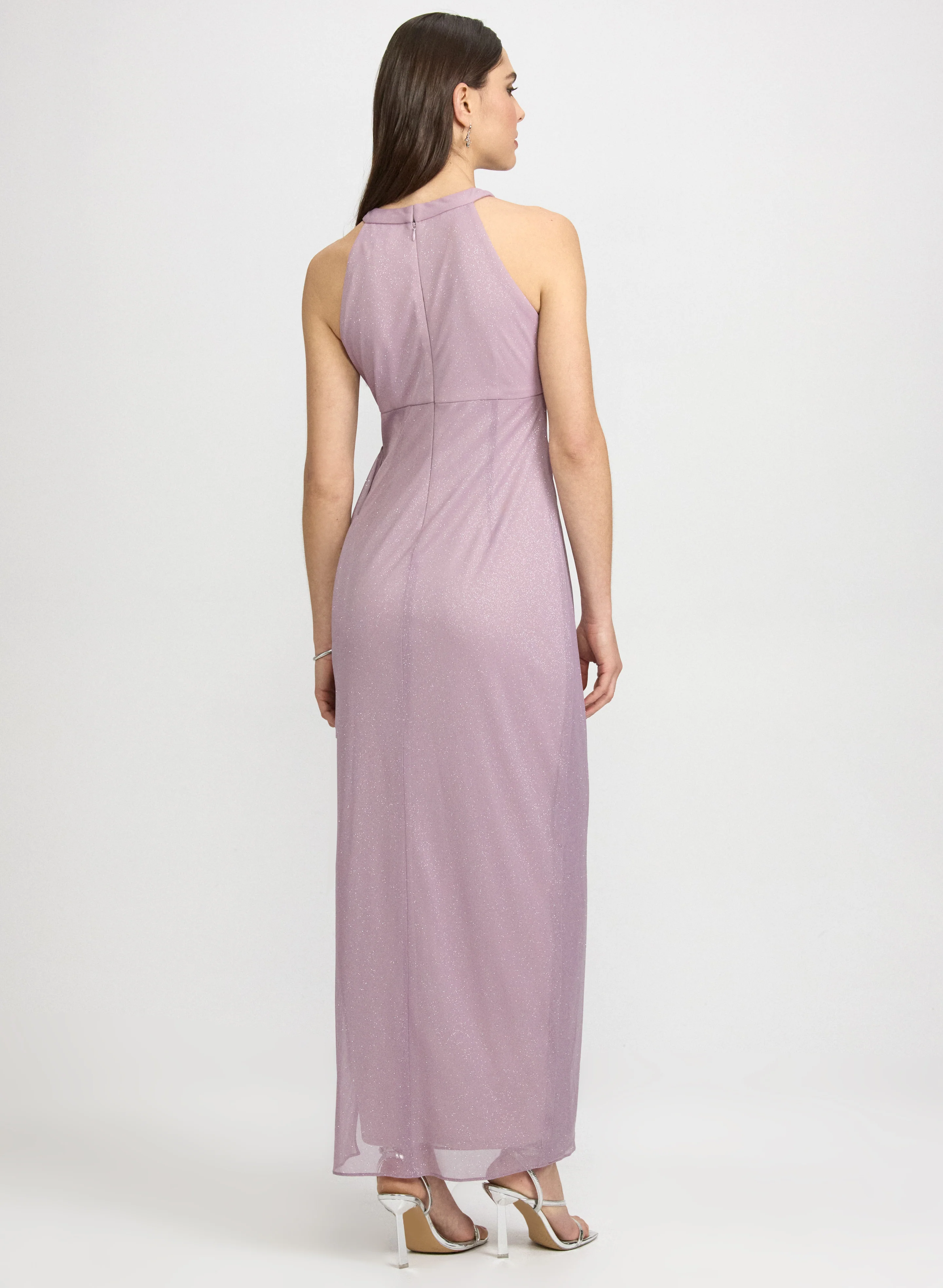 Glitter Mesh Dress - Image 4