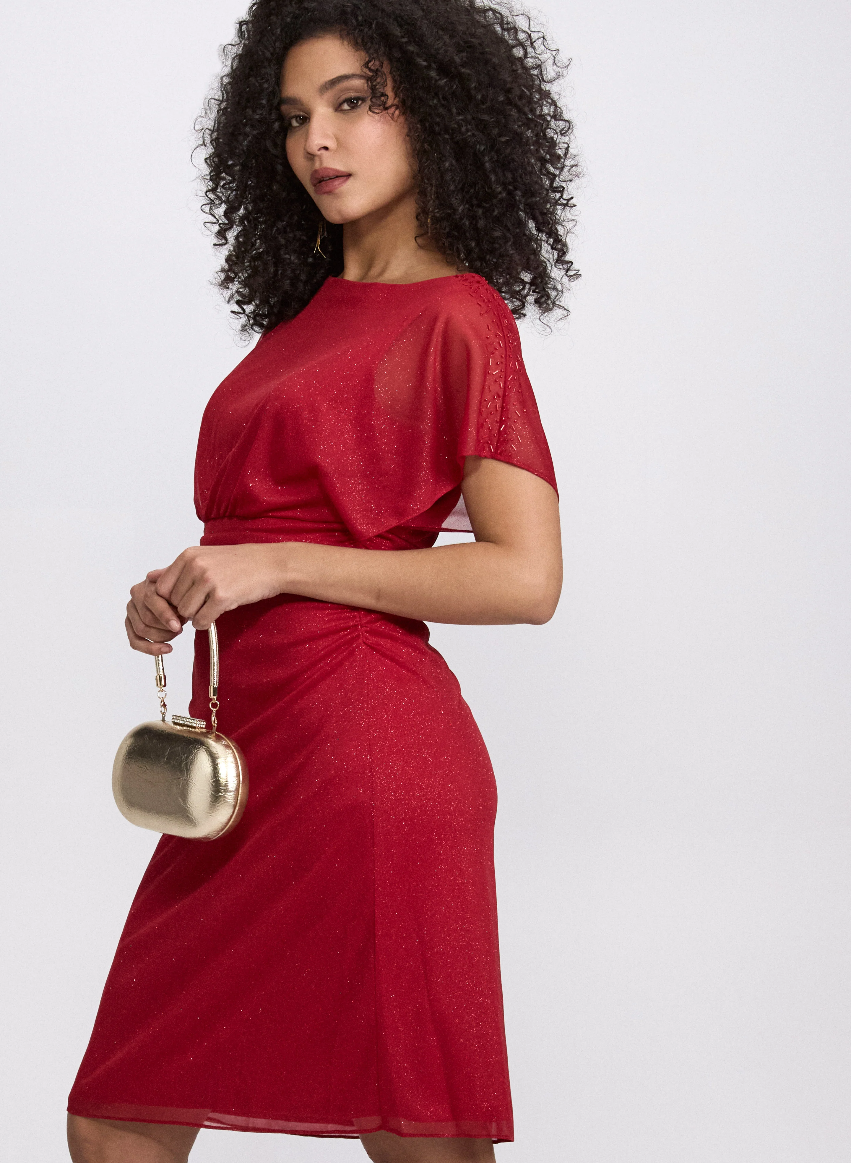Glitter Mesh Dress - Image 2