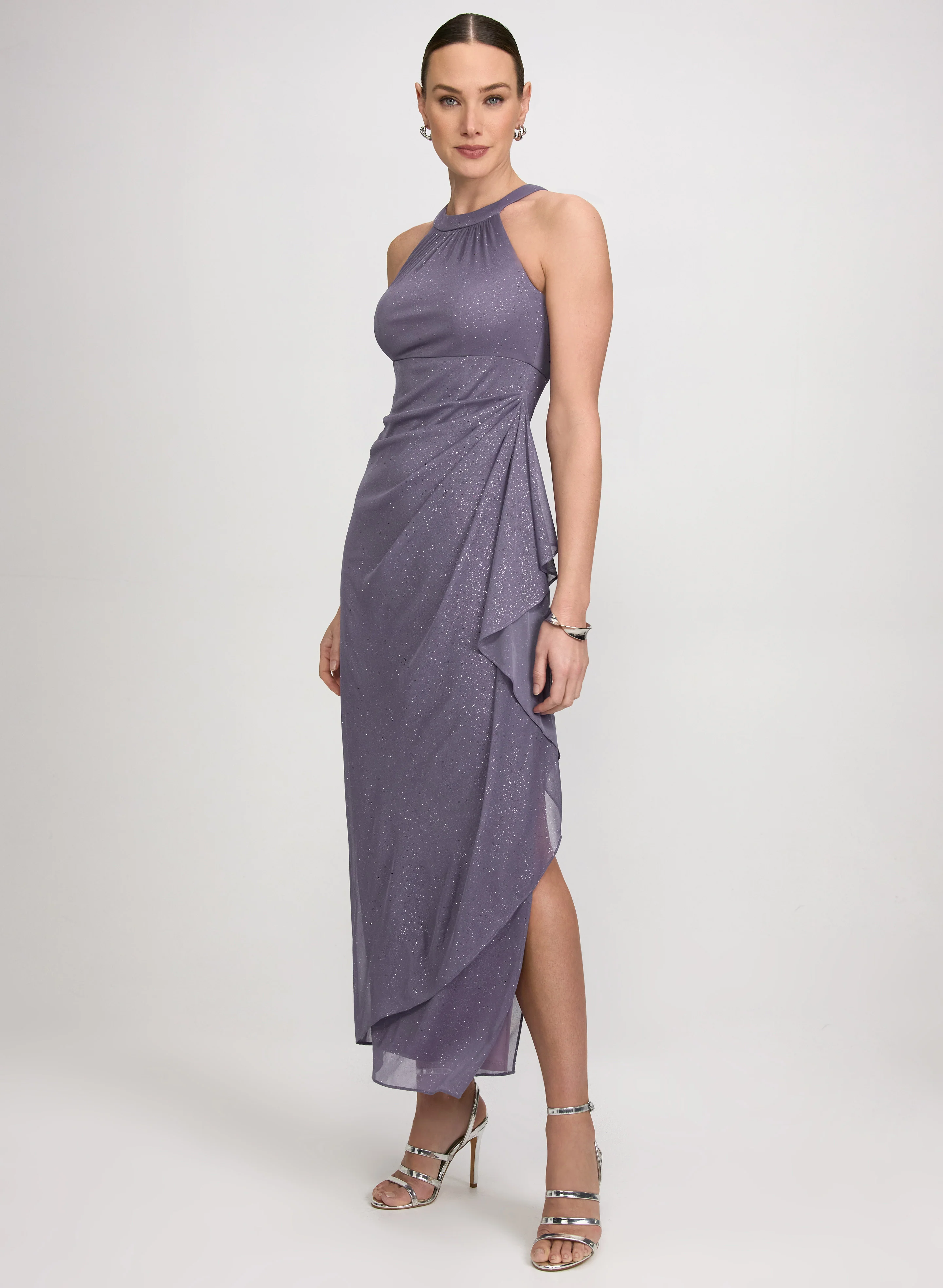 Glitter Mesh Dress