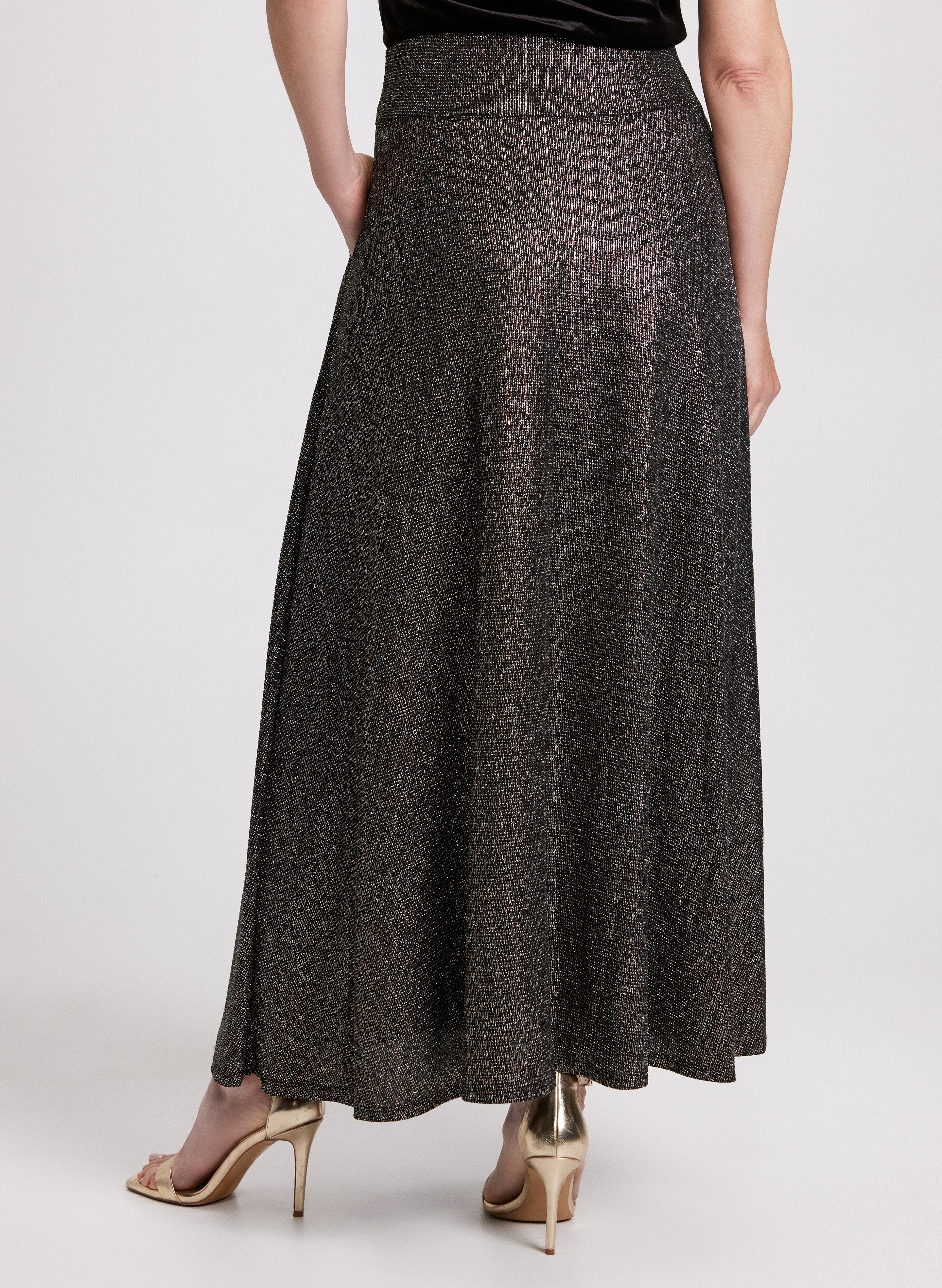 Glitter Pull-On Maxi Skirt - Image 4