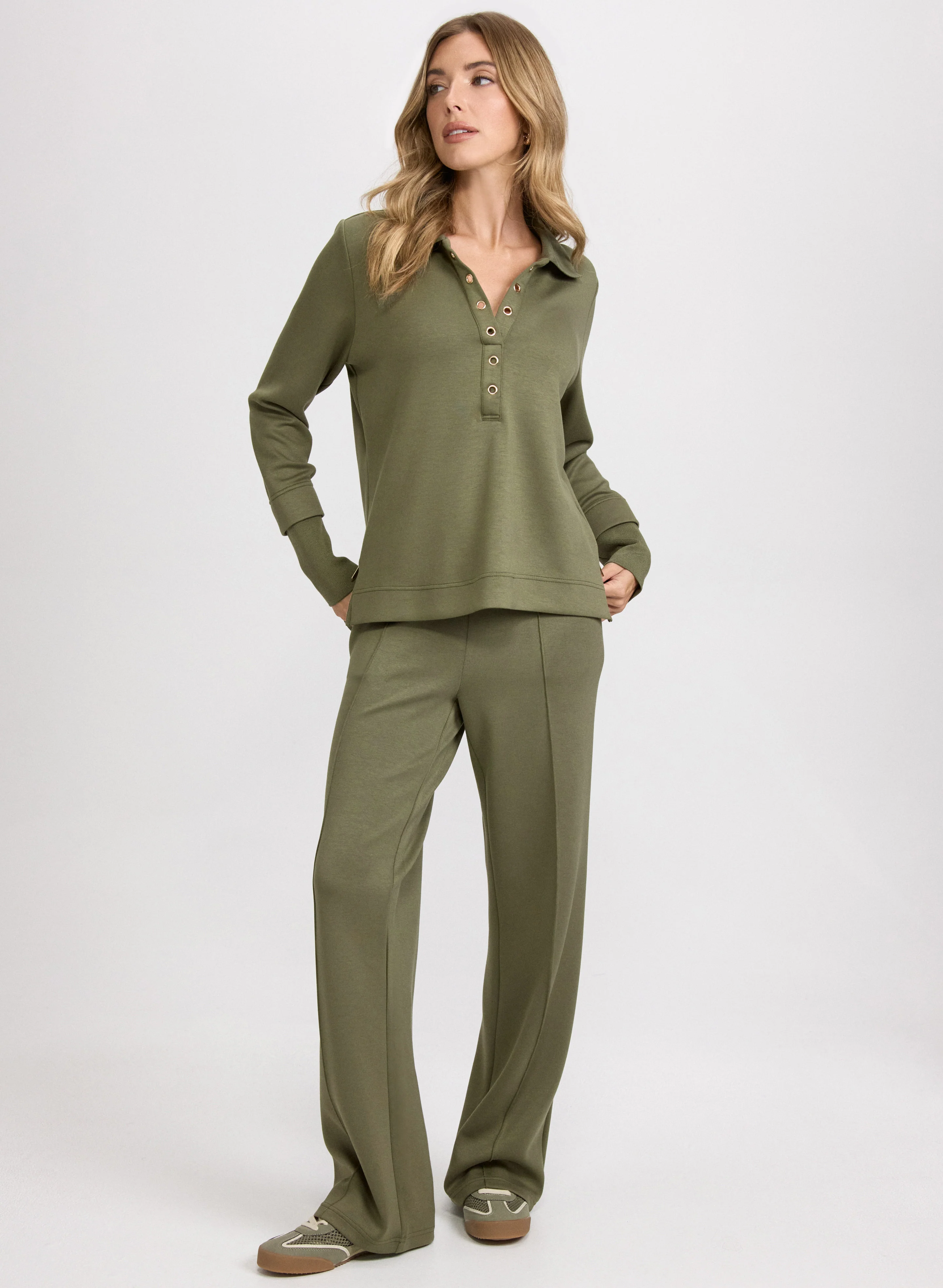 Grommet Placket Top - Image 3